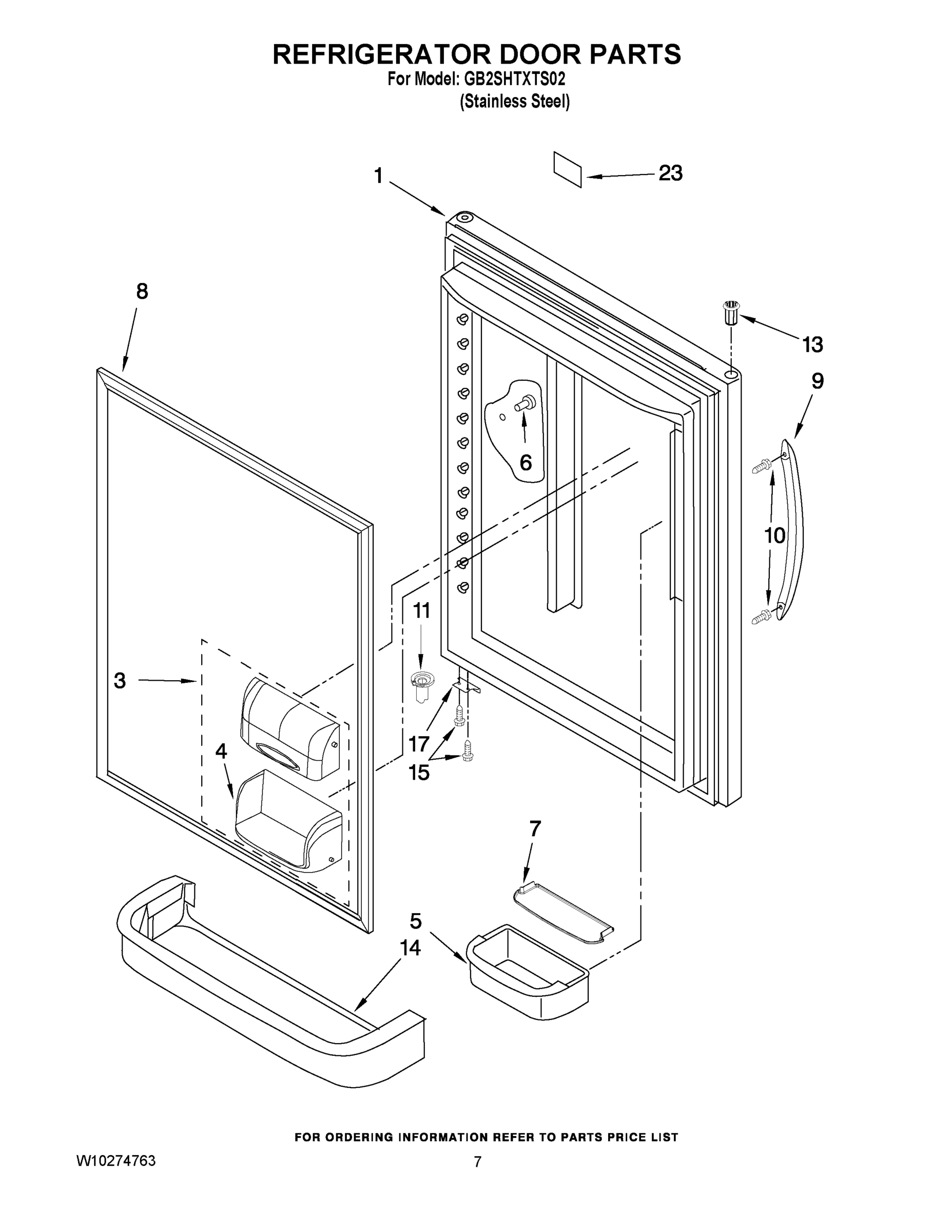 04 - REFRIGERATOR DOOR PARTS