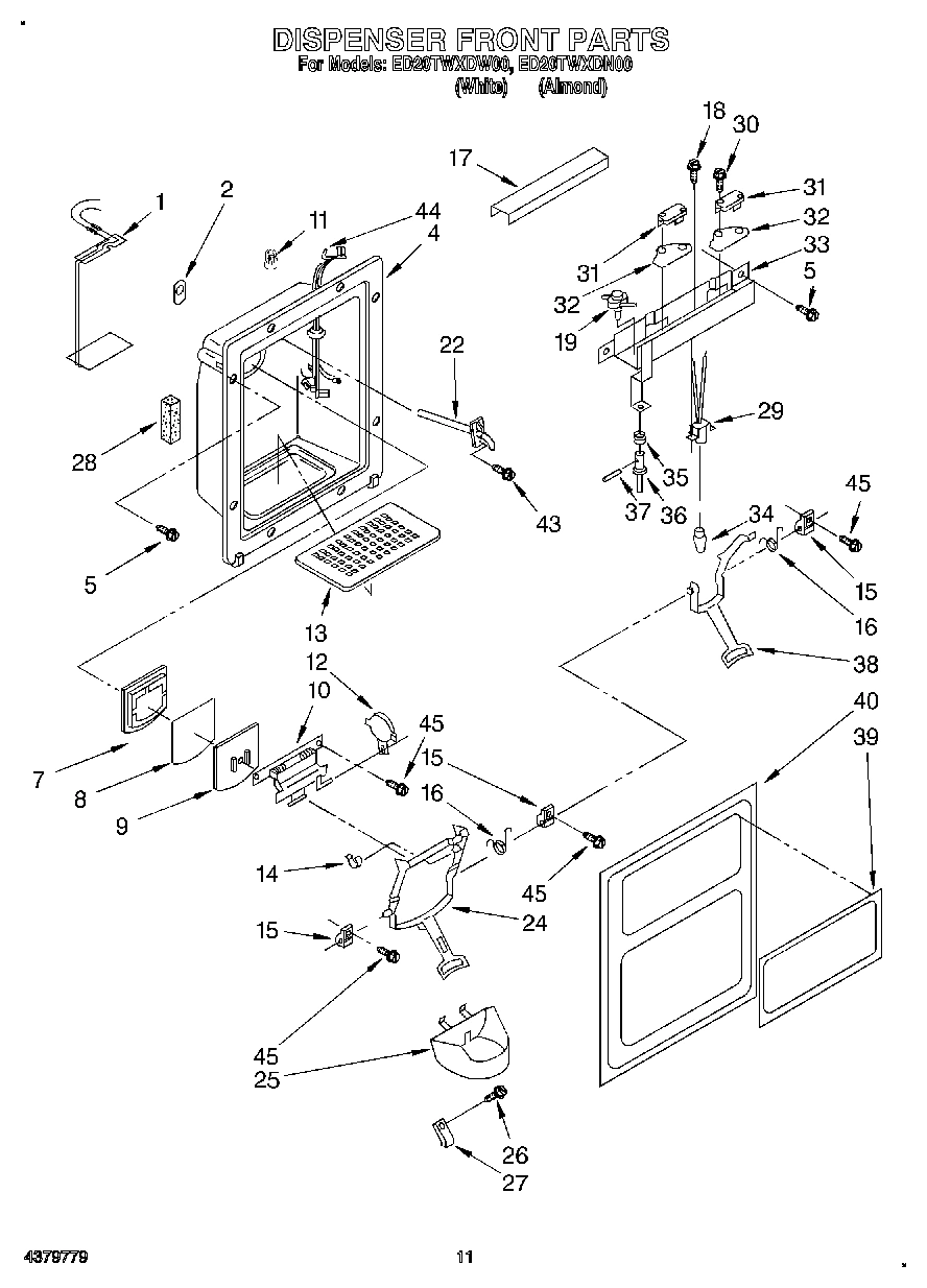 07 - DISPENSER FRONT