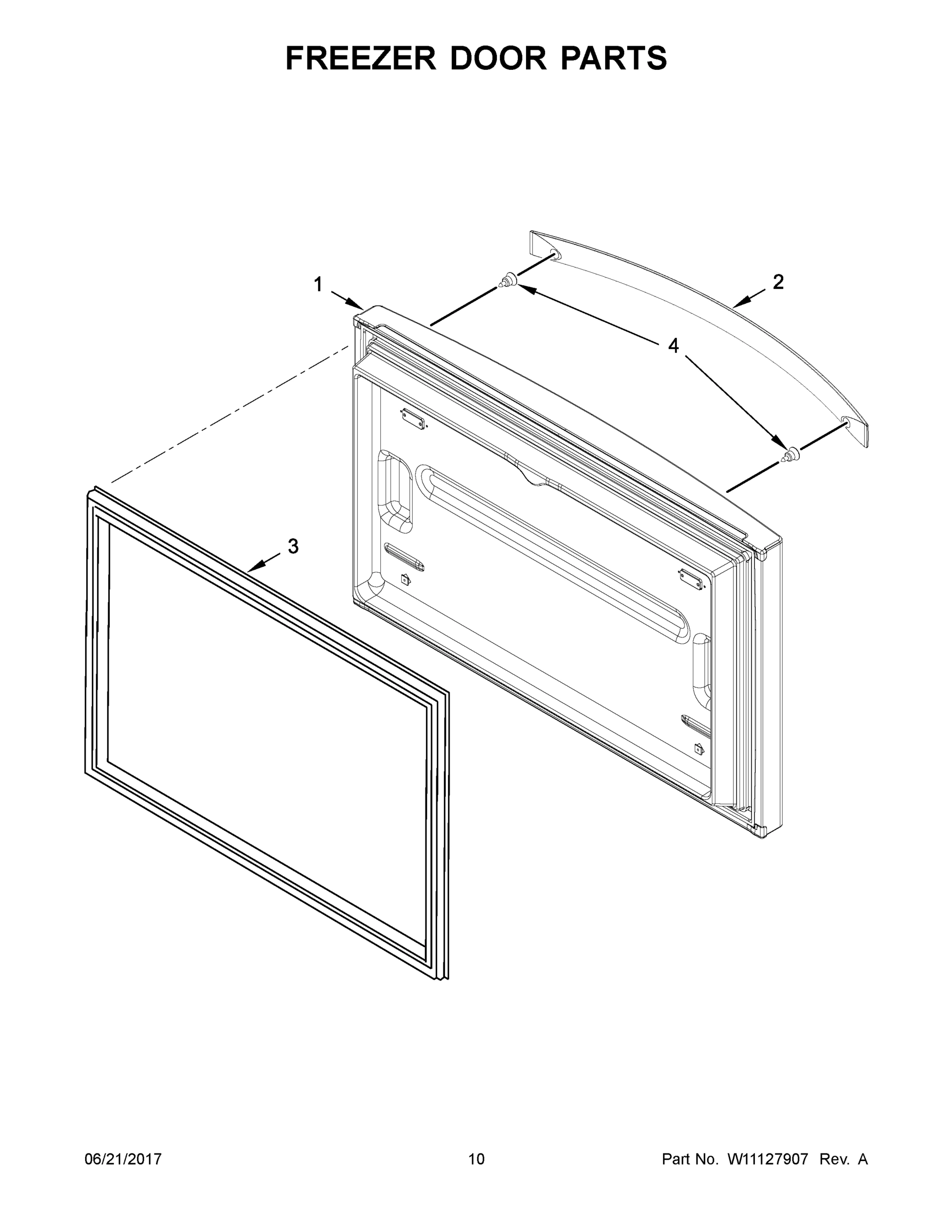 06 - FREEZER DOOR PARTS