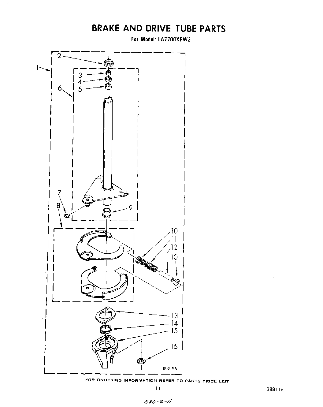 09 - BRAKE AND DRIVE TUBE
