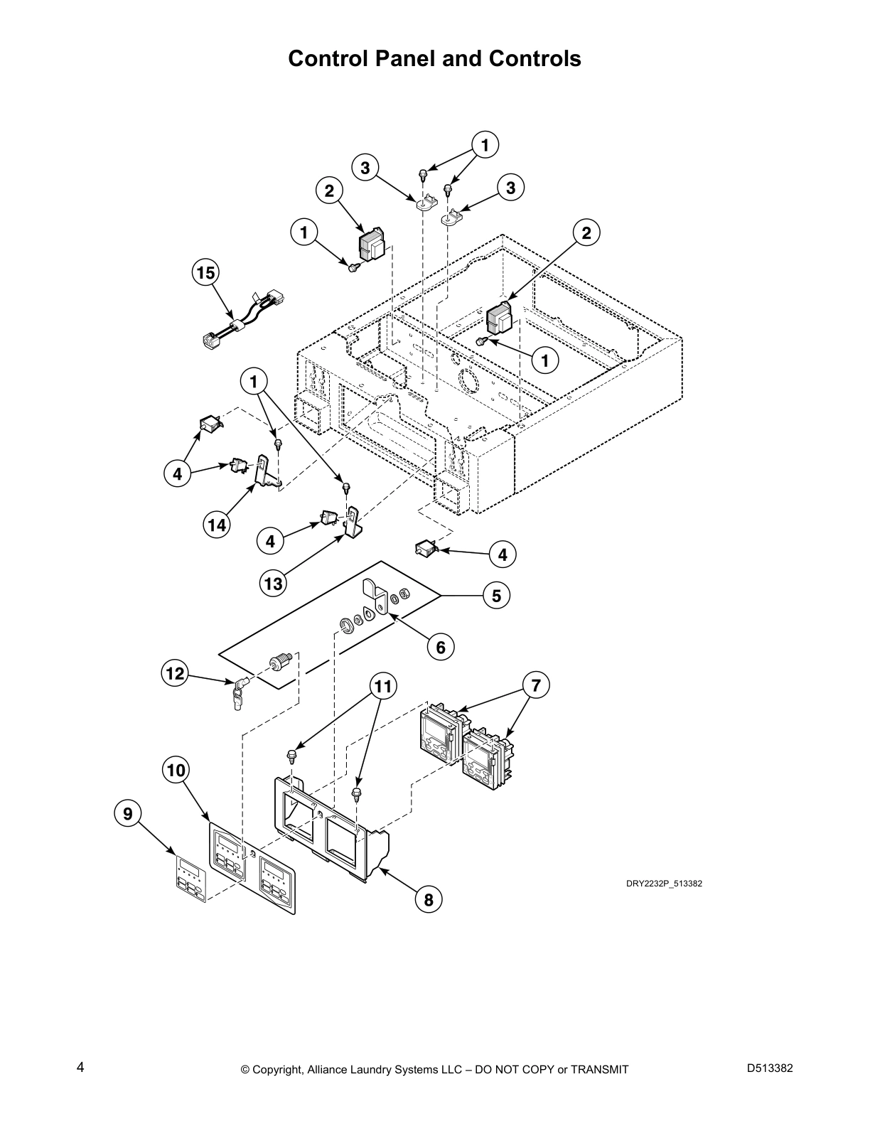 Control Panel and Controls