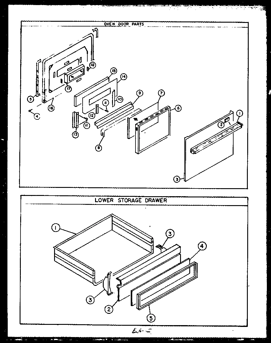 03 - OVEN DOOR PARTS