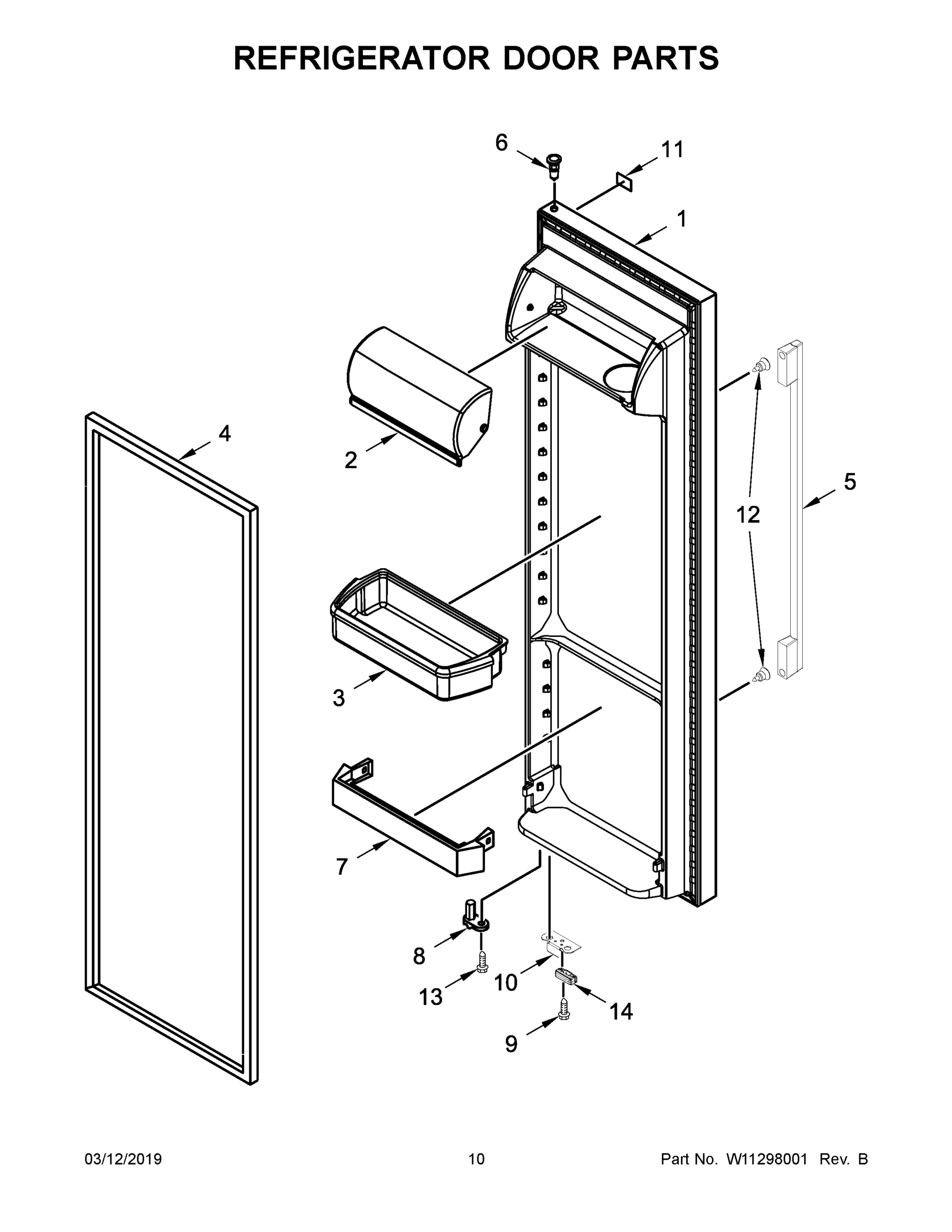06 - REFRIGERATOR DOOR PARTS