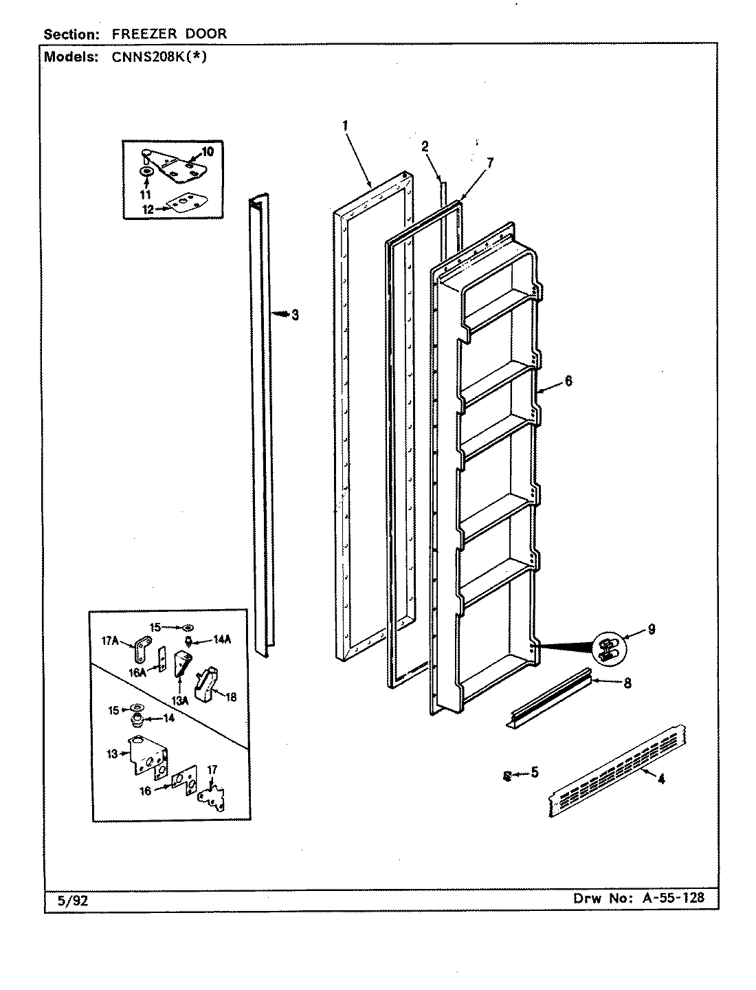 02 - FREEZER DOOR