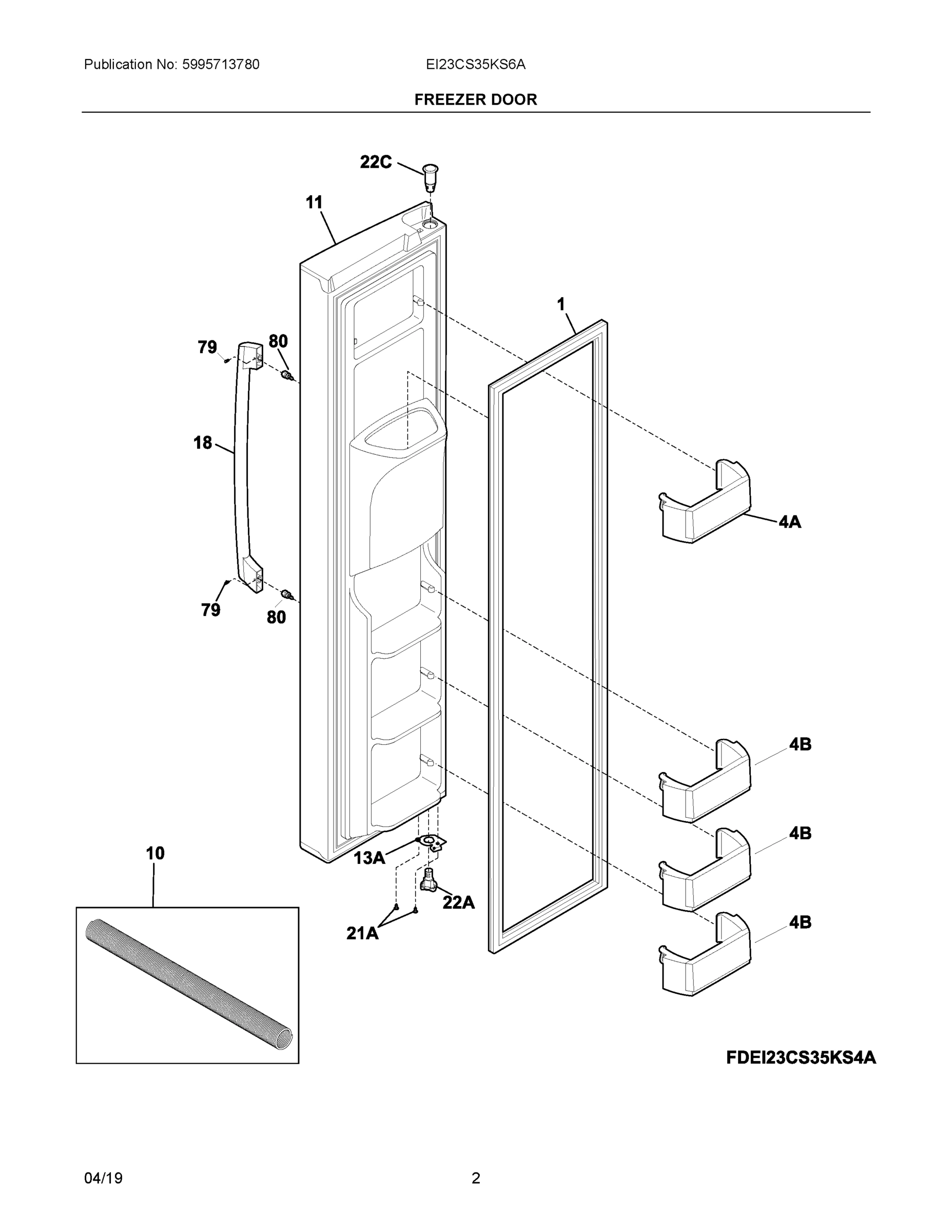 02 - FREEZER DOOR