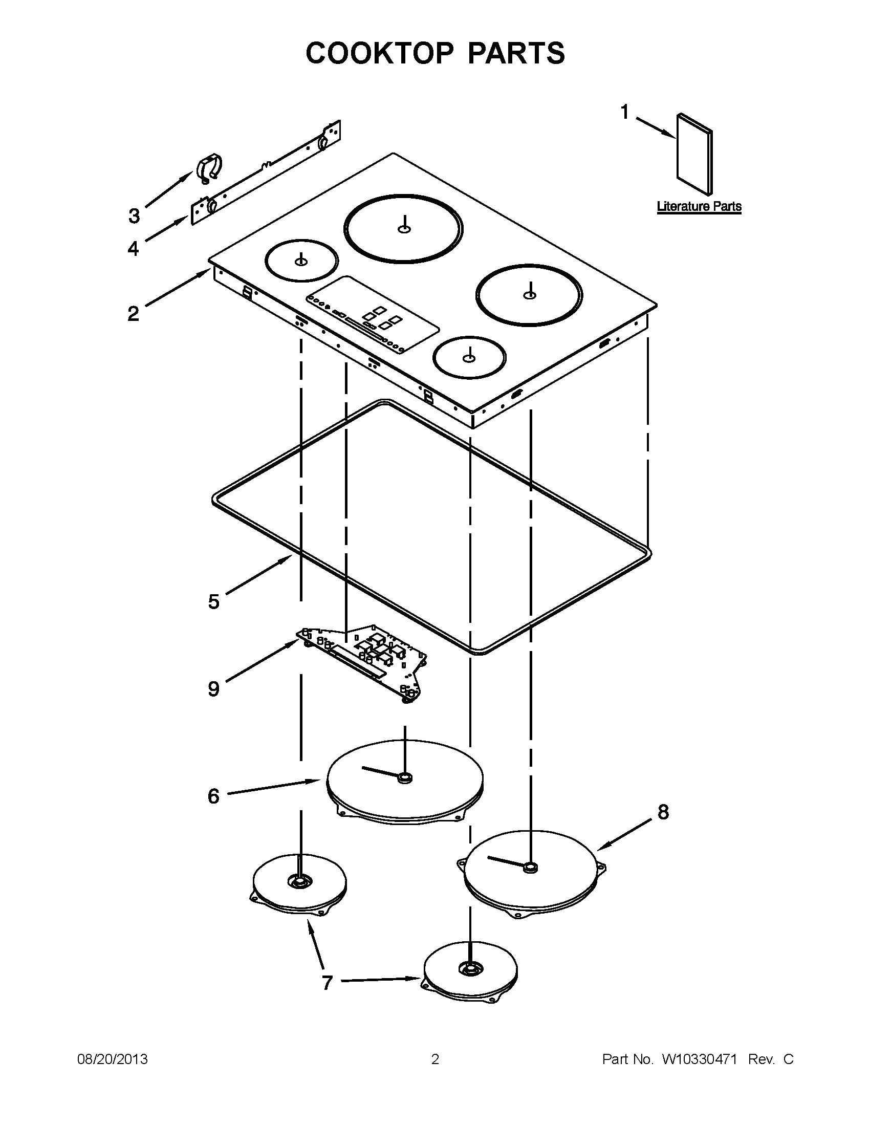 02 - COOKTOP PARTS