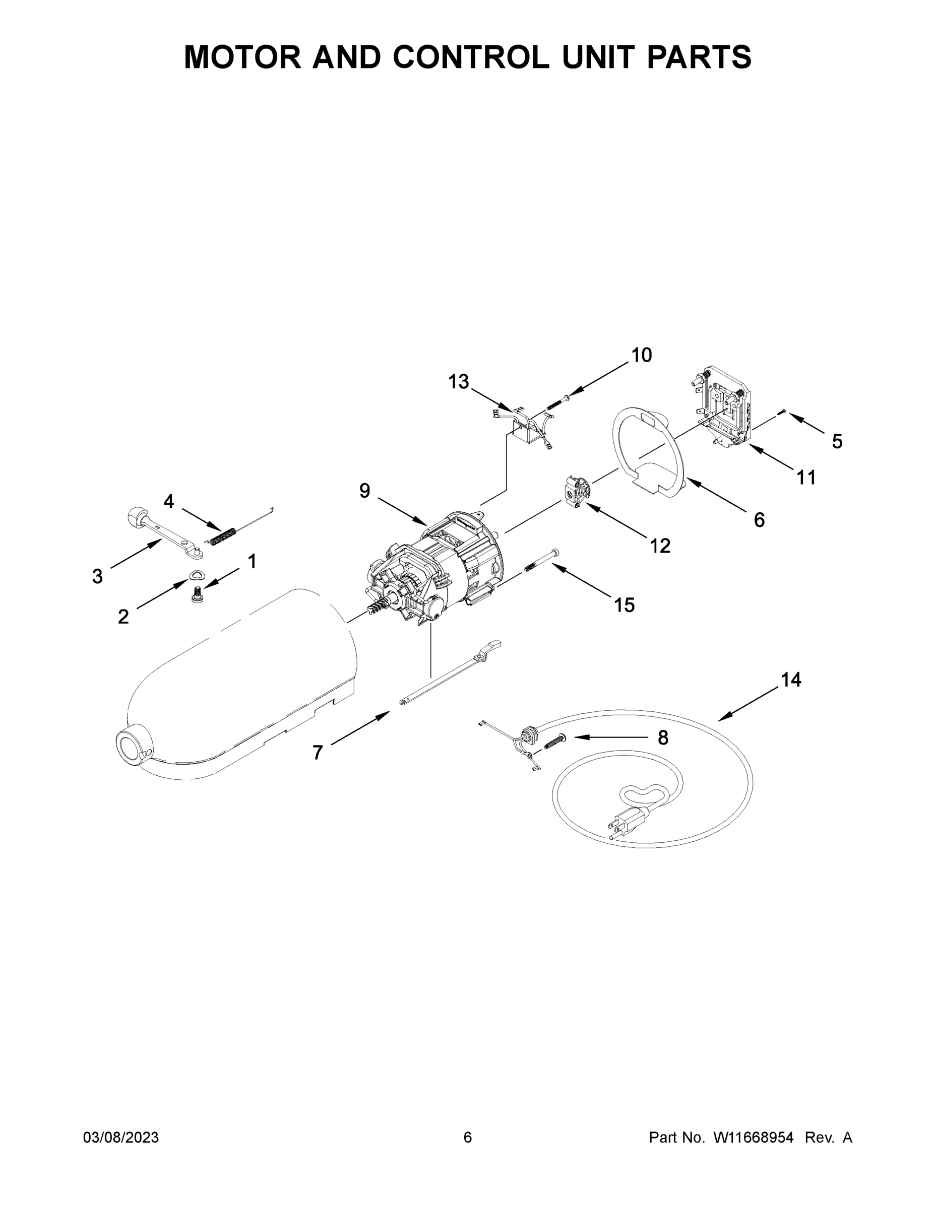 04 - MOTOR AND CONTROL UNIT PARTS