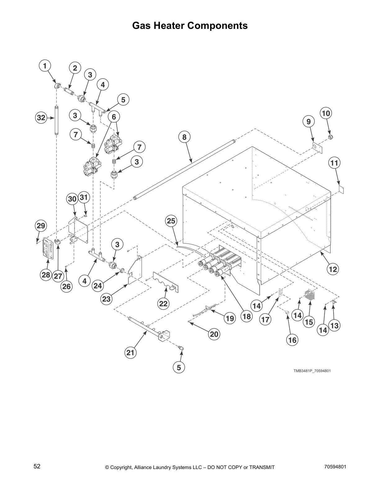 Gas Heater Components