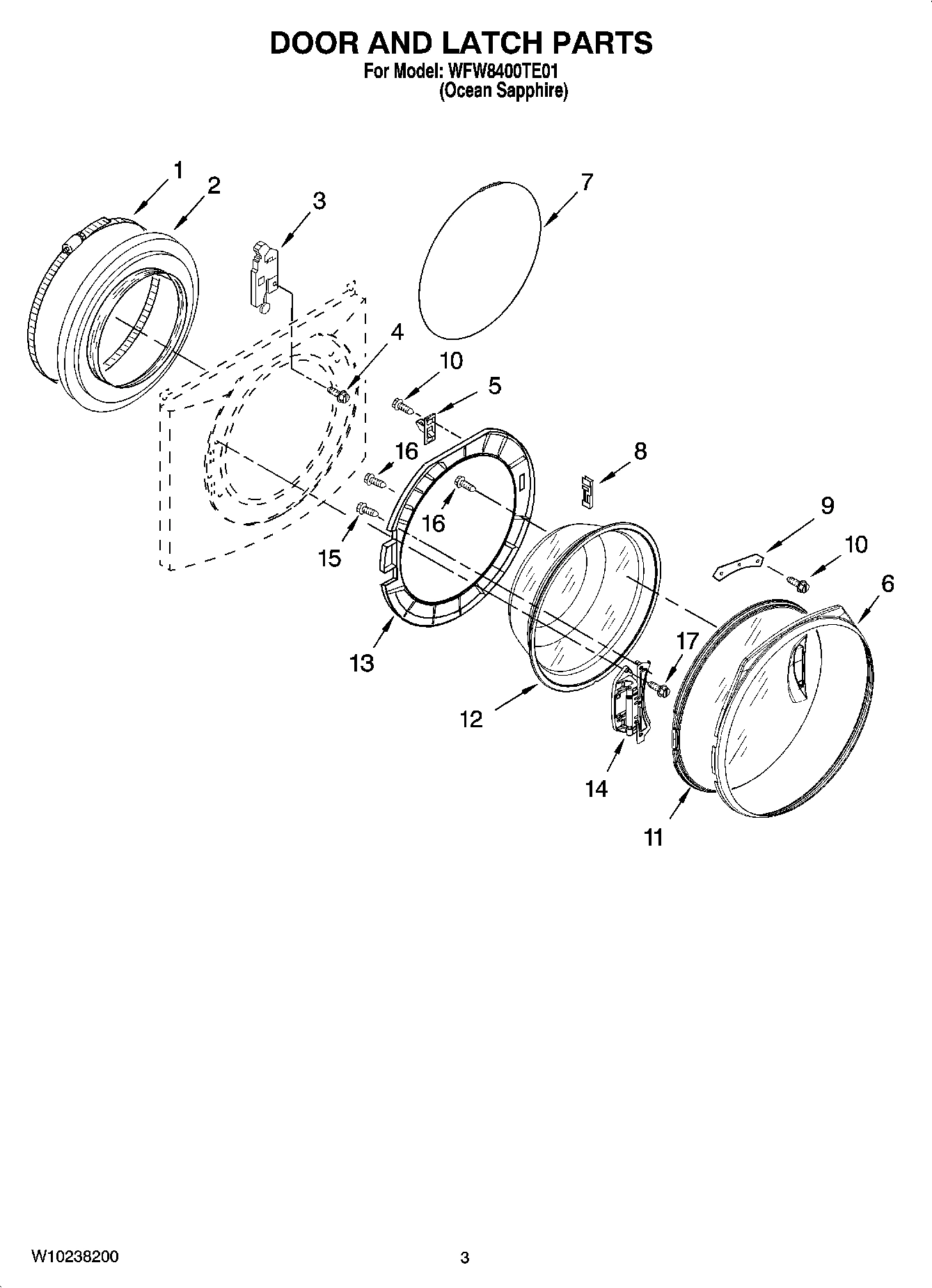 02 - DOOR AND LATCH PARTS