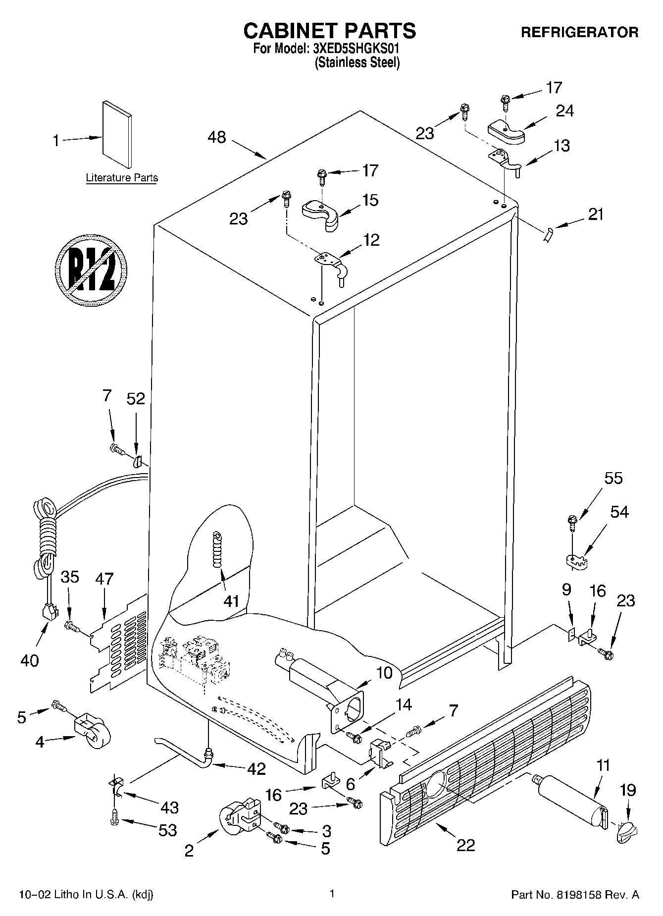 01 - CABINET, LITERATURE