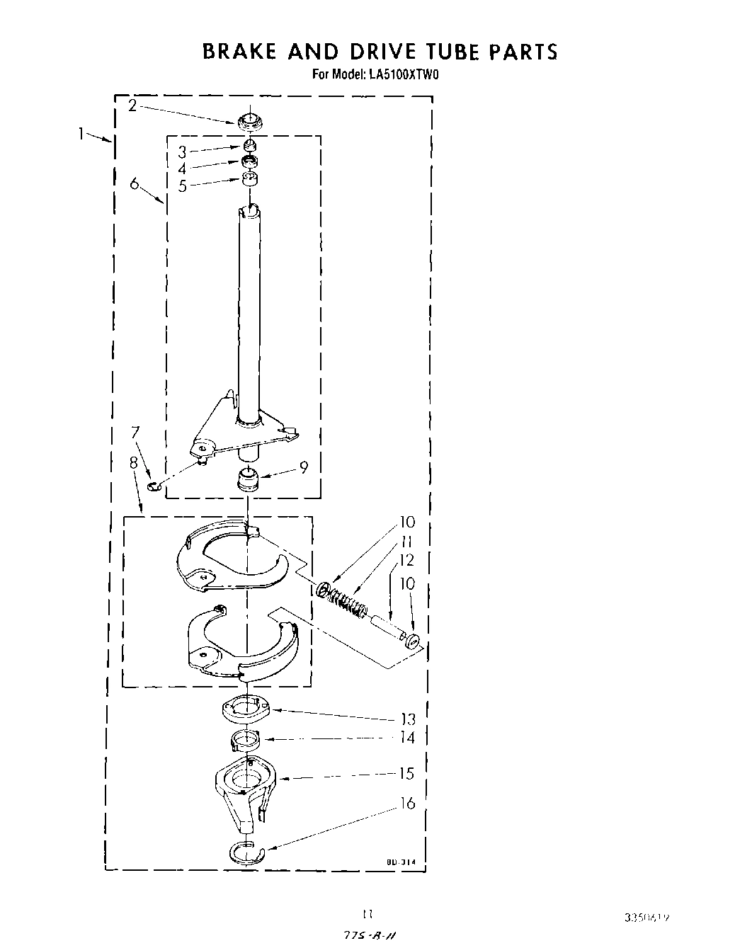 09 - BRAKE AND DRIVE TUBE