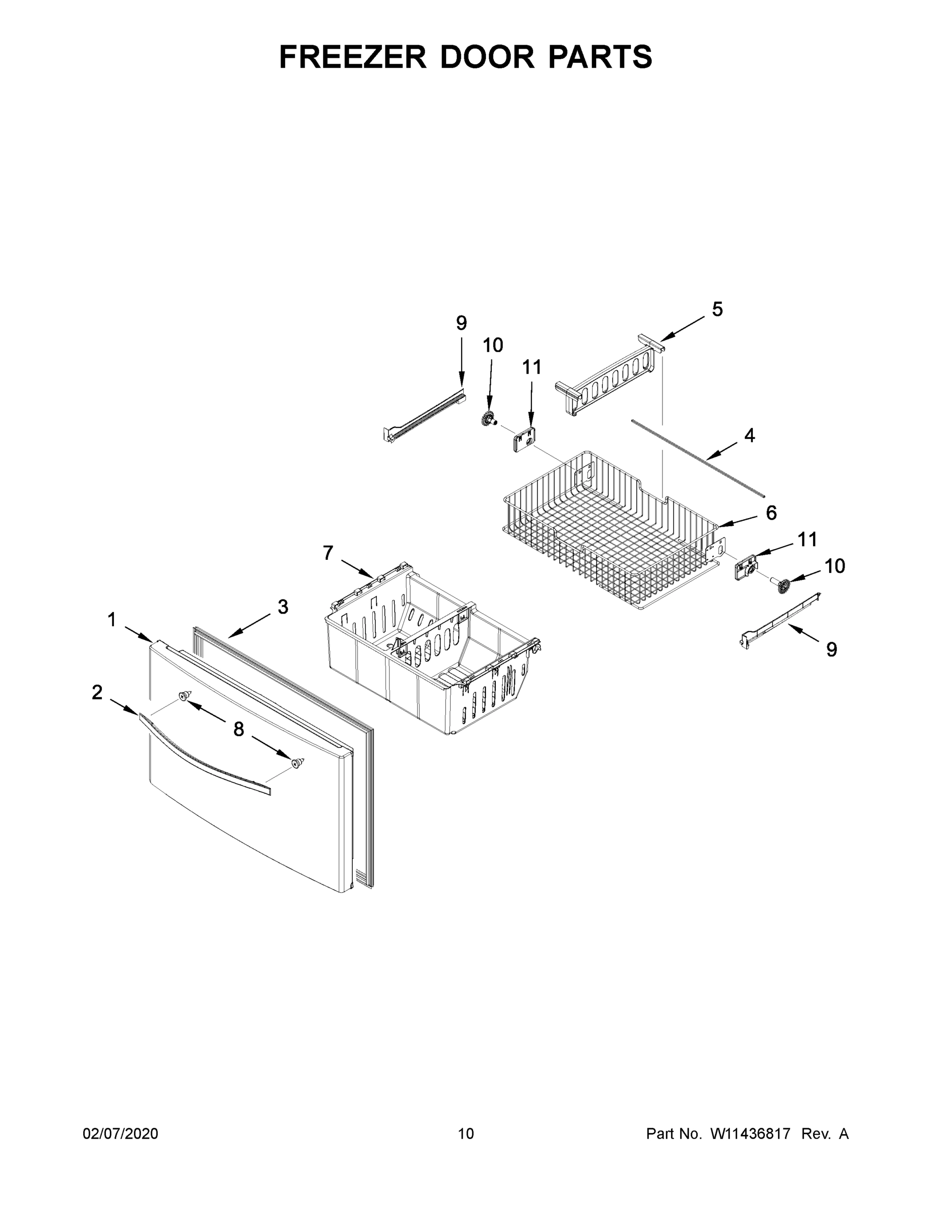 06 - FREEZER DOOR PARTS