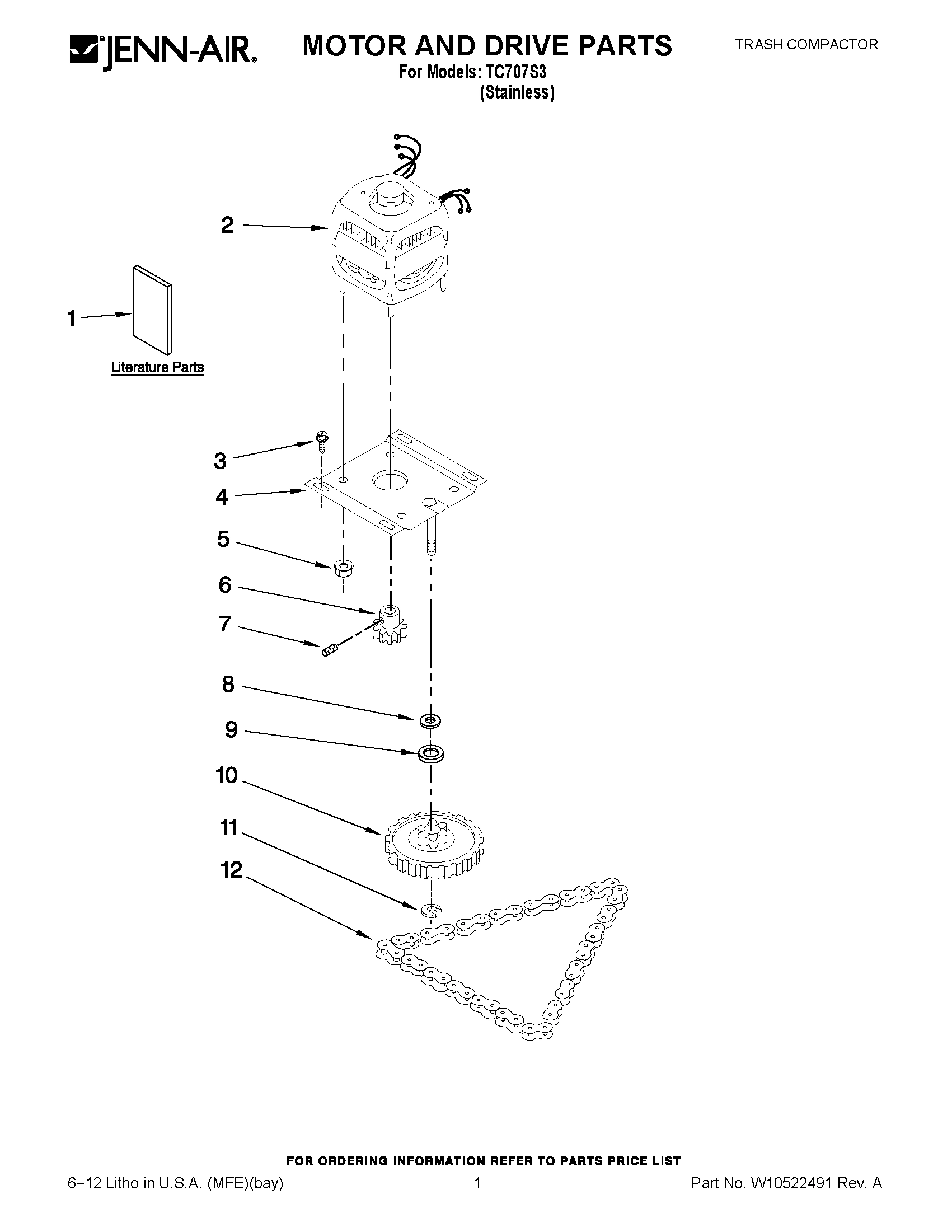 01 - MOTOR AND DRIVE PARTS