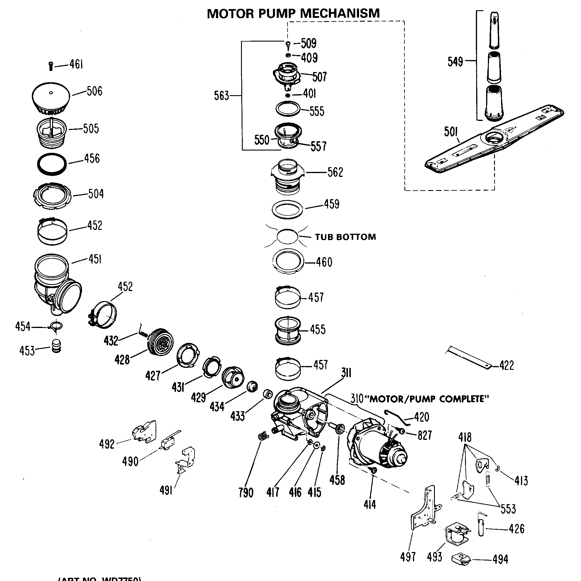 MOTOR PUMP MECHANISM