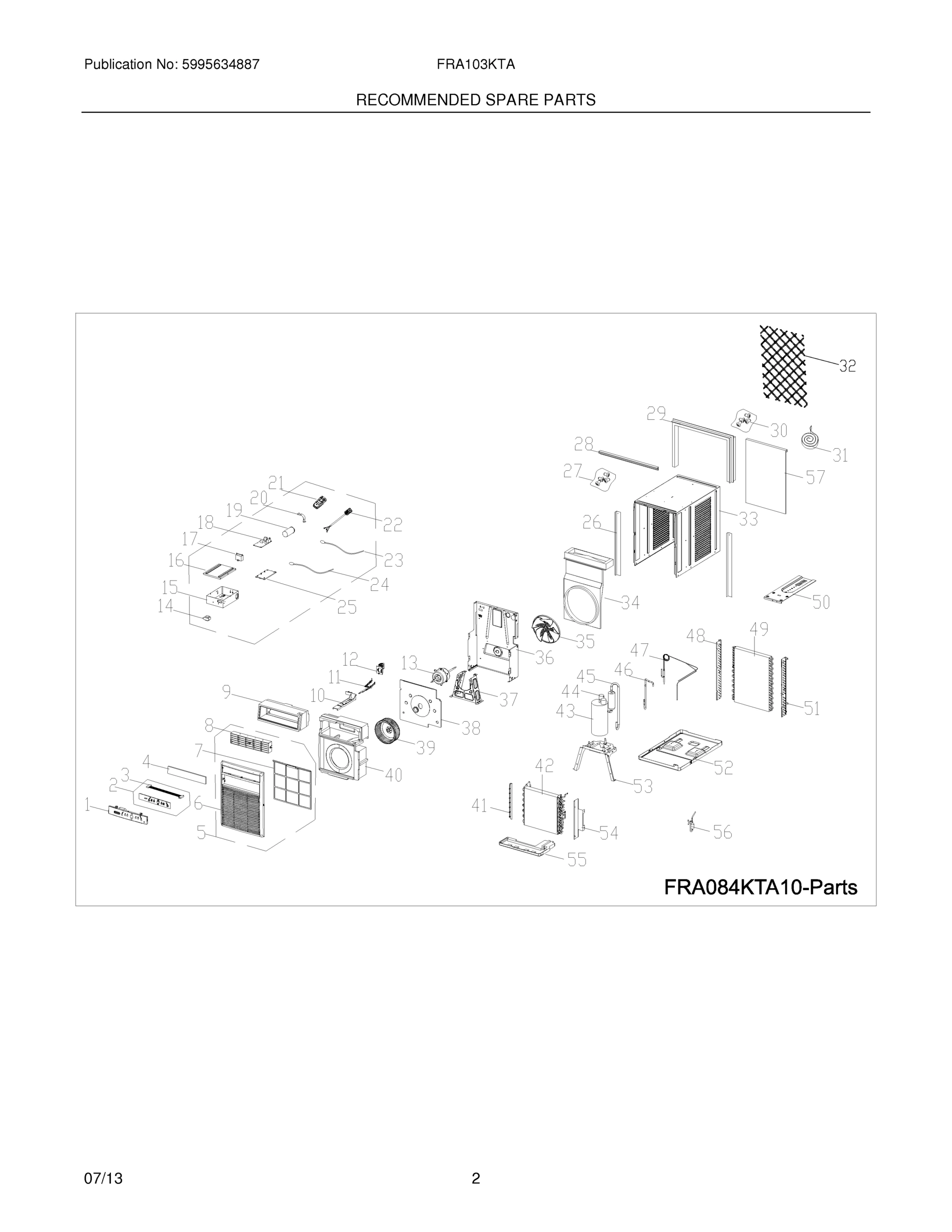 03 - RECOMMENDED SPARE PARTS