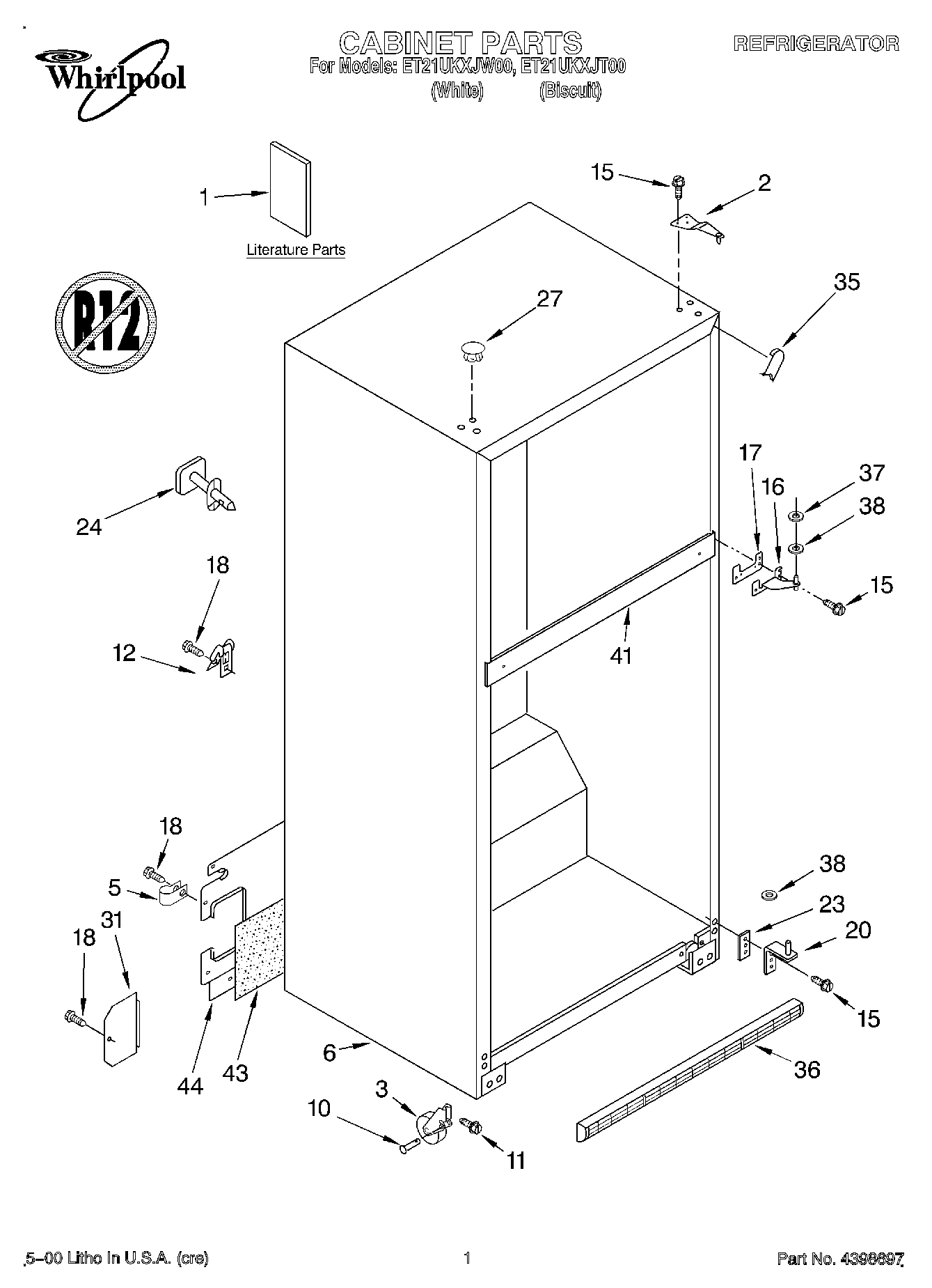 01 - CABINET, LITERATURE