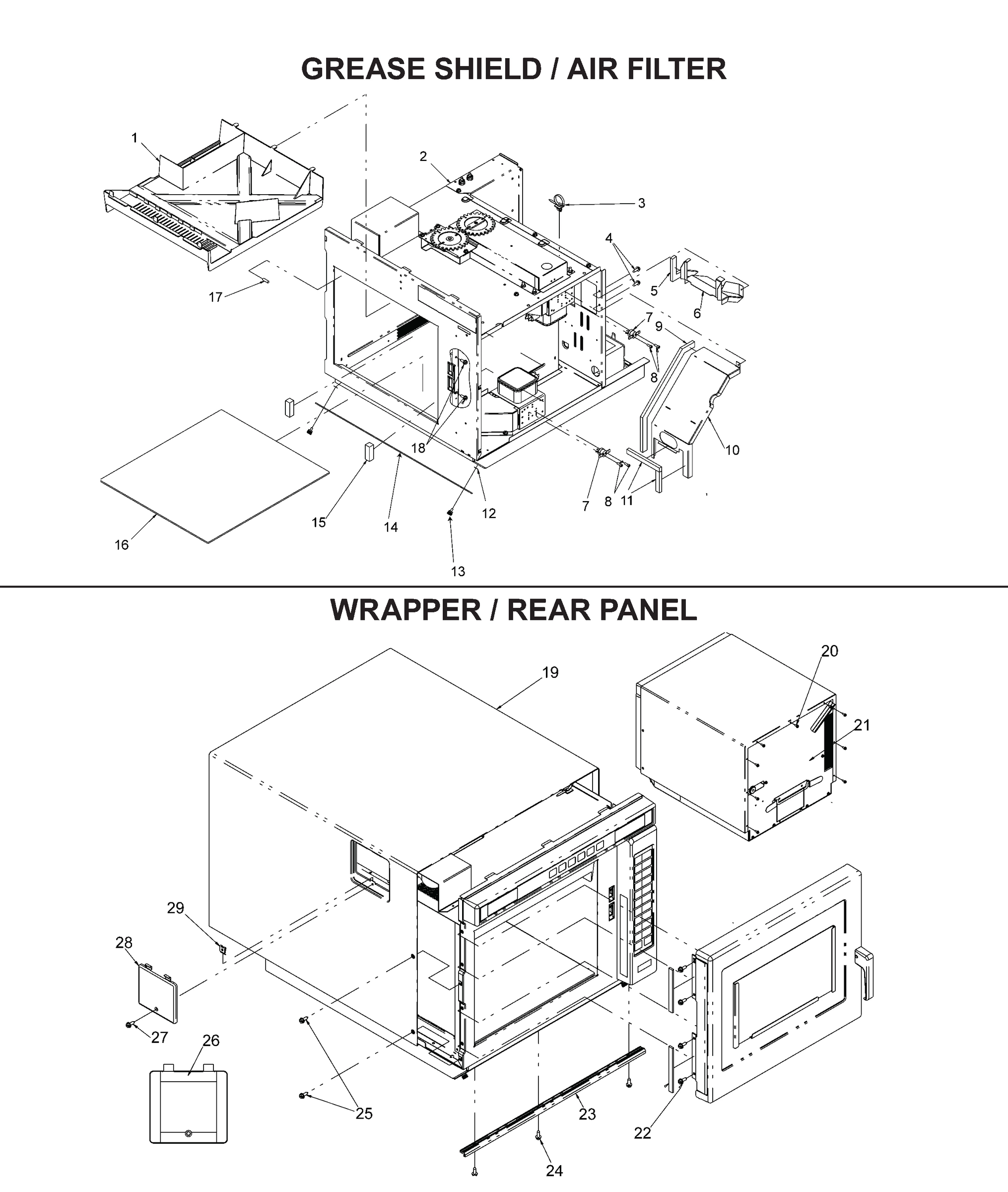Grease Shield / Air Filter