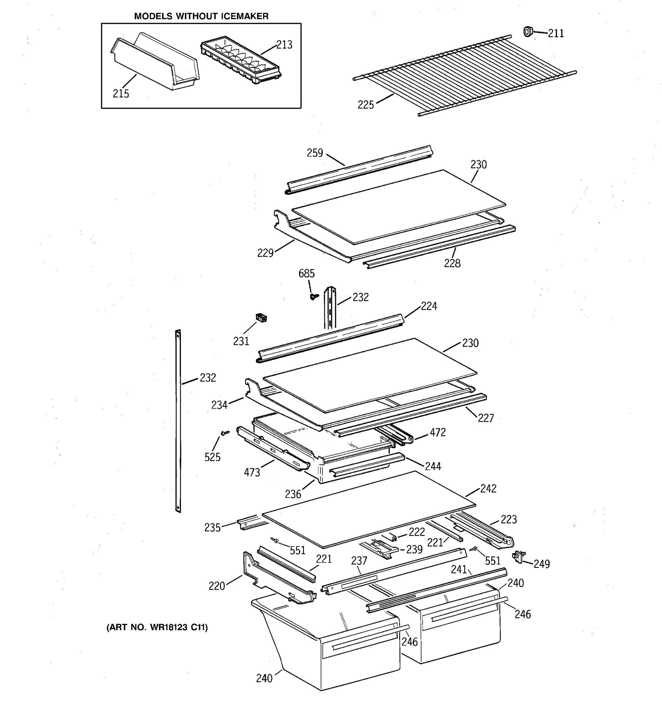 SHELF PARTS