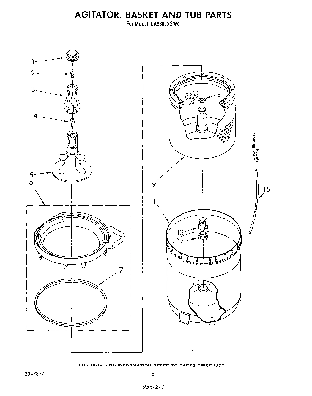04 - AGITATOR, BASKET AND TUB