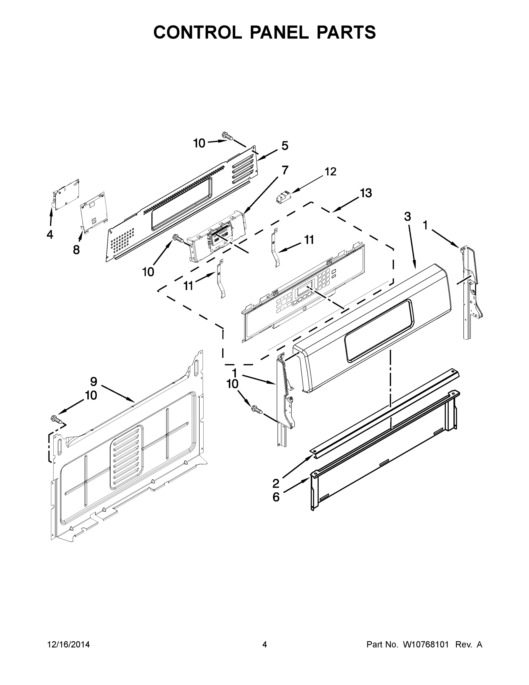 03 - CONTROL PANEL PARTS