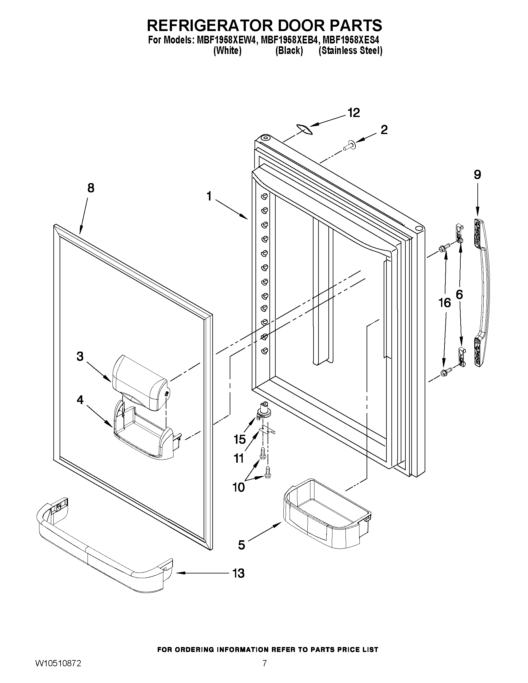 05 - REFRIGERATOR DOOR PARTS