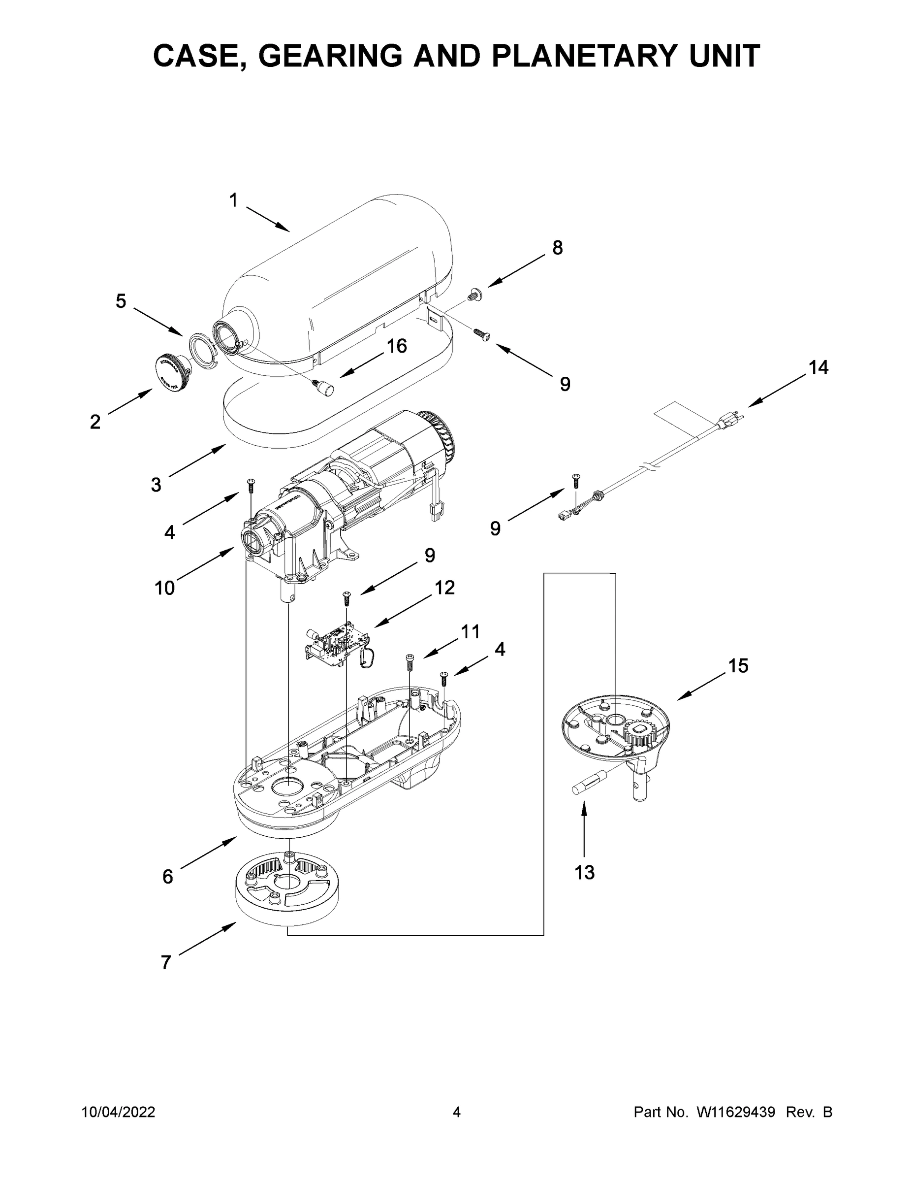 03 - CASE, GEARING AND PLANETARY UNIT