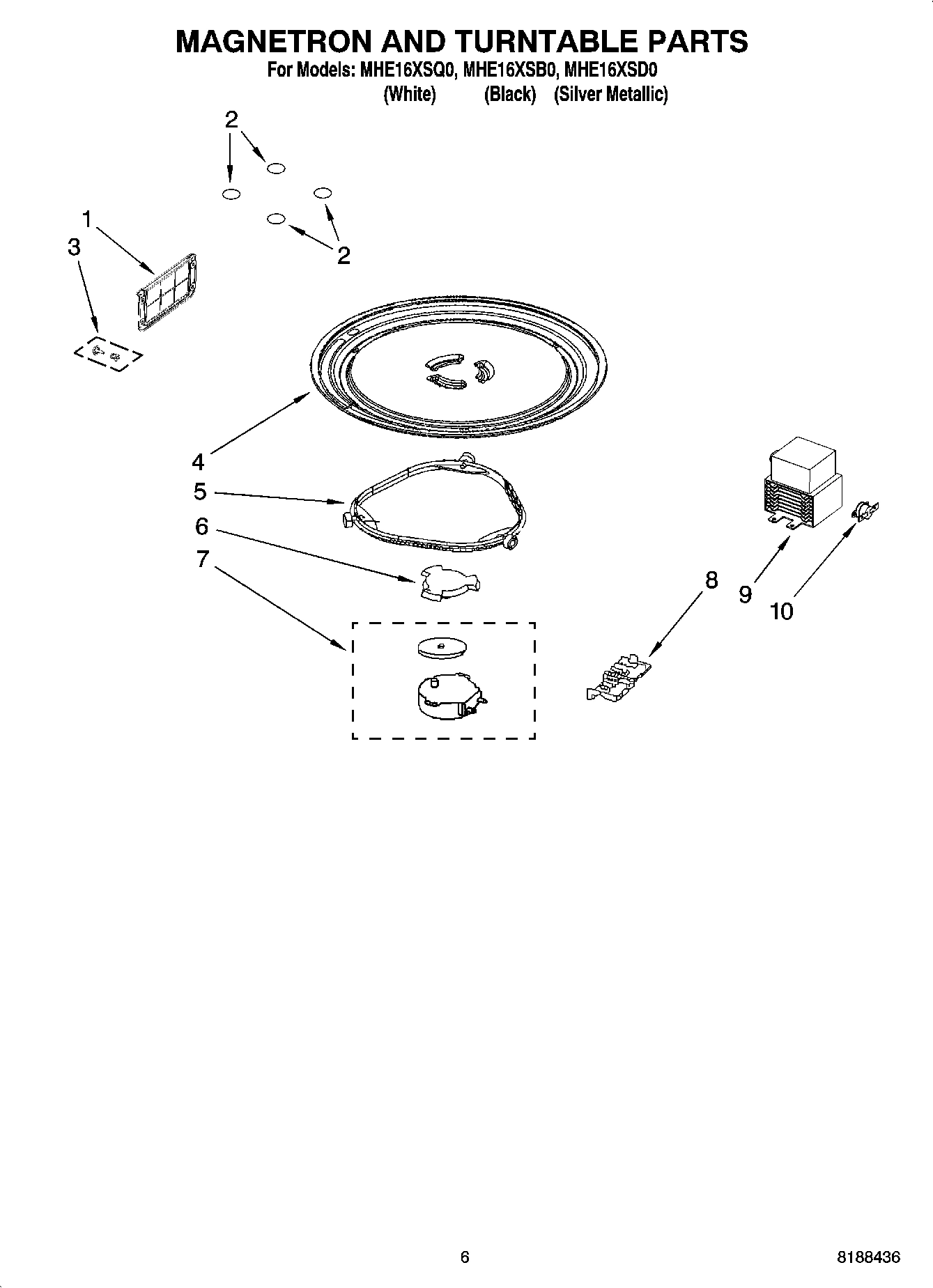 05 - MAGNETRON AND TURNTABLE PARTS