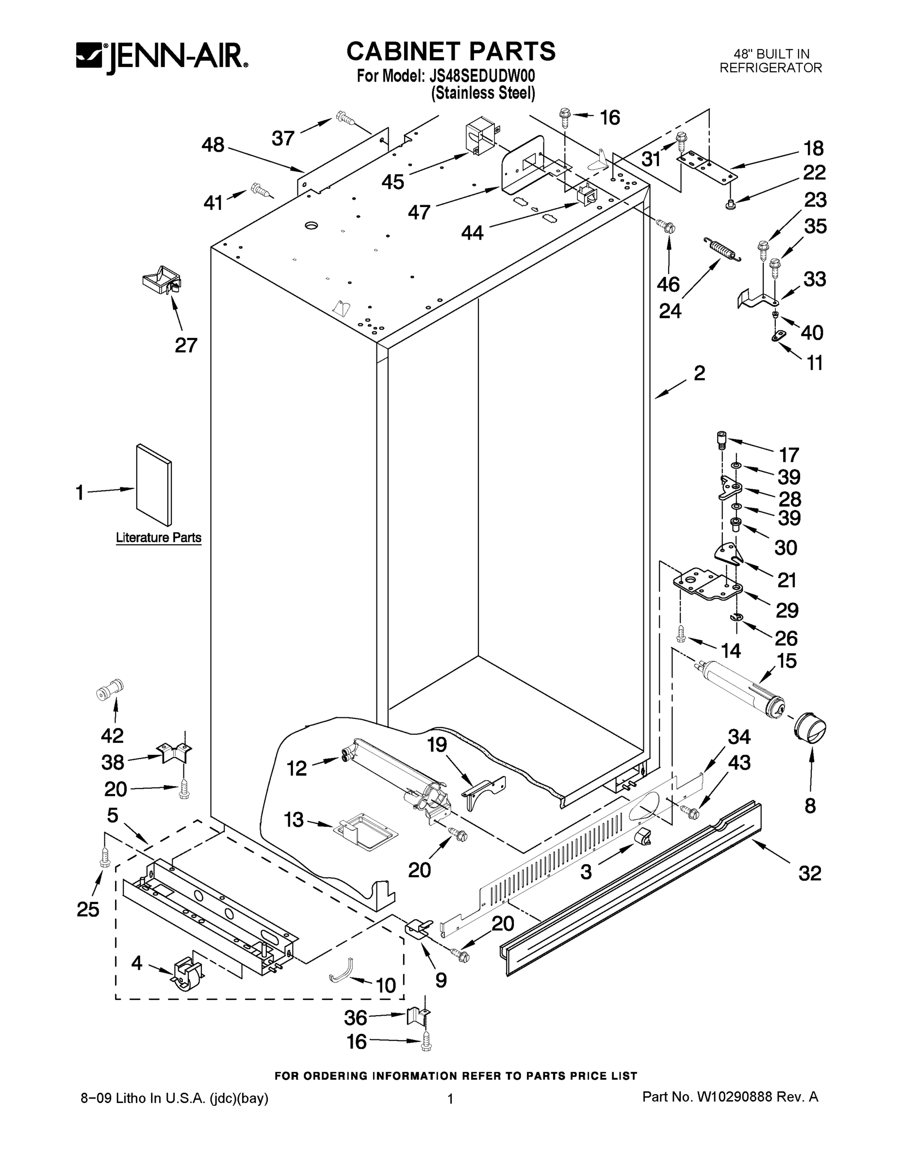 01 - CABINET PARTS