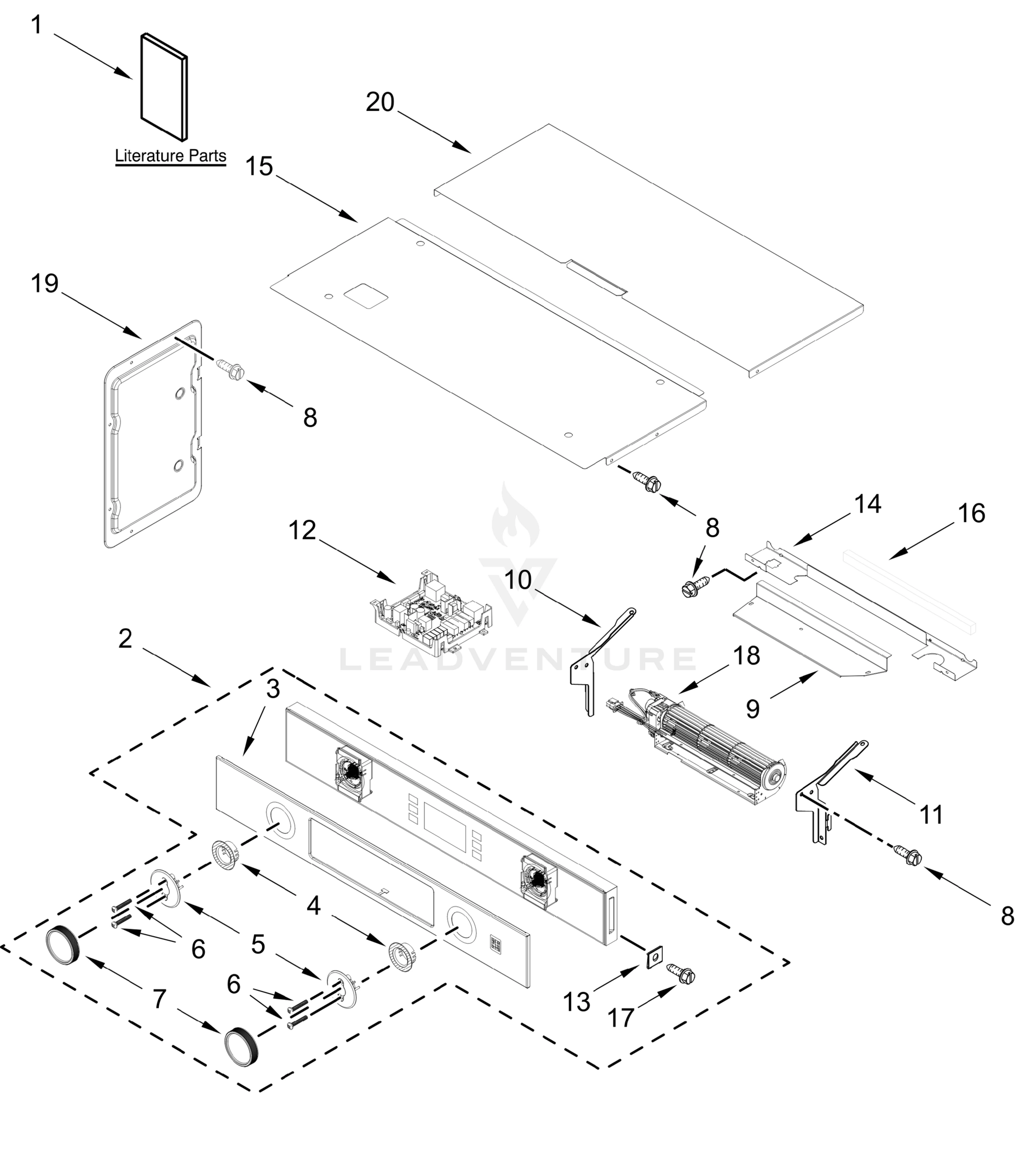 CONTROL PANEL PARTS