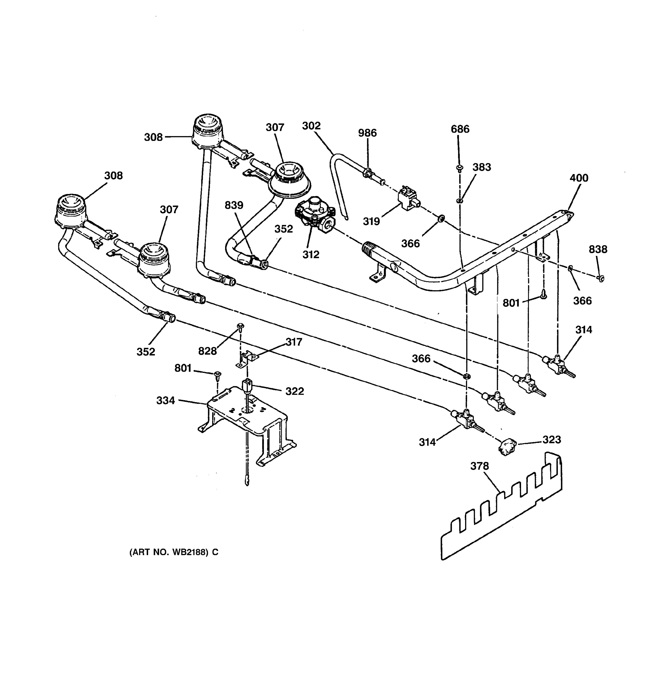 SURFACE BURNER PARTS
