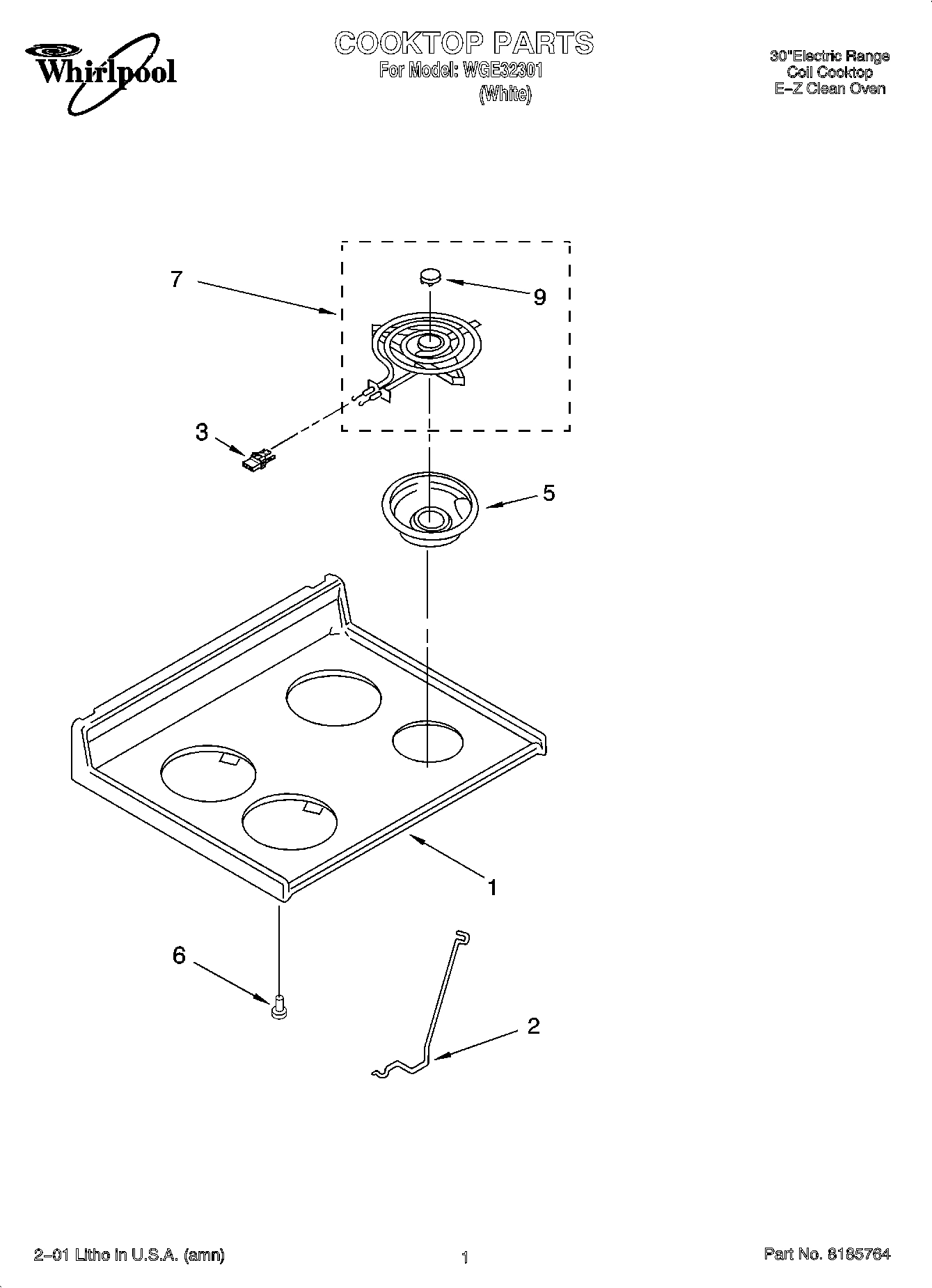 01 - COOKTOP PARTS