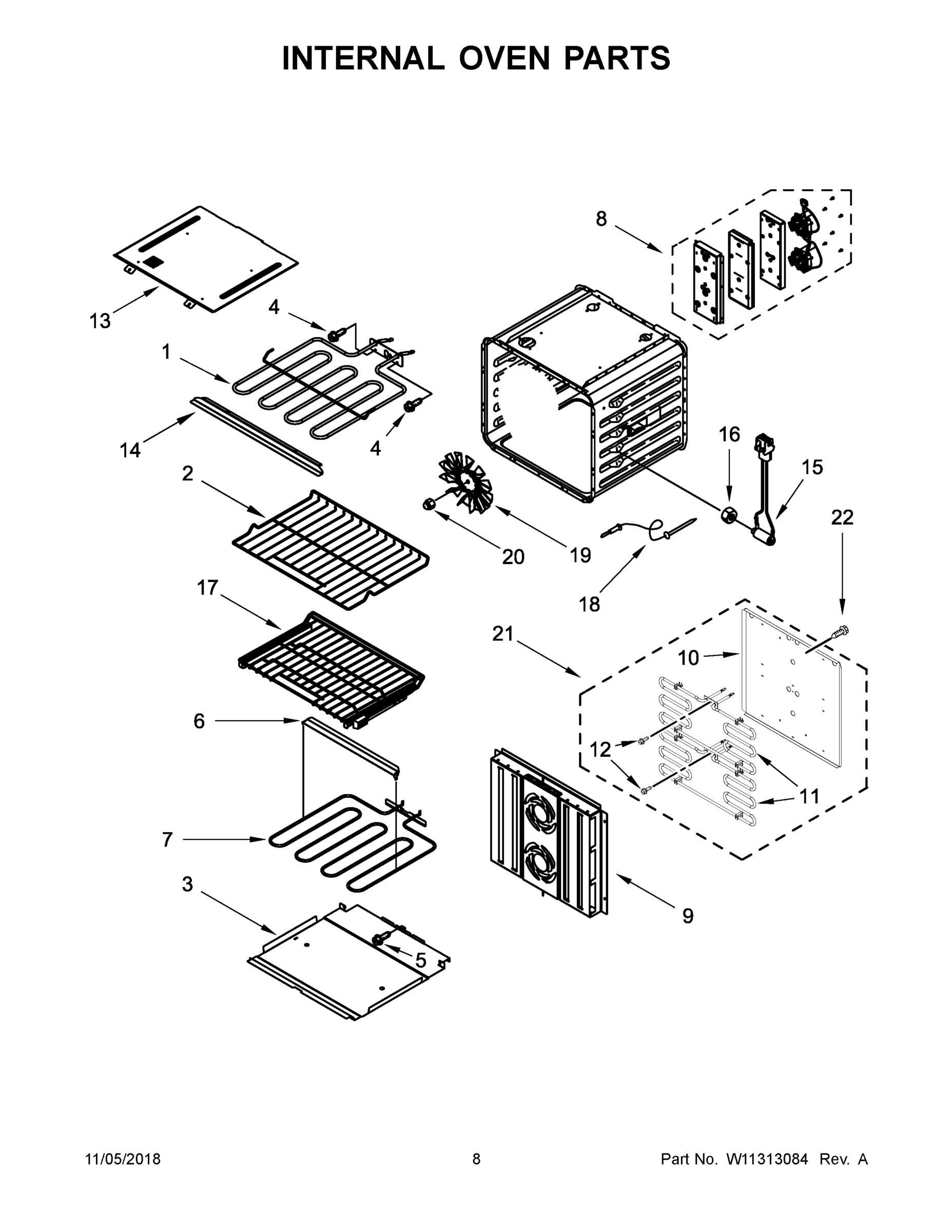 05 - INTERNAL OVEN PARTS