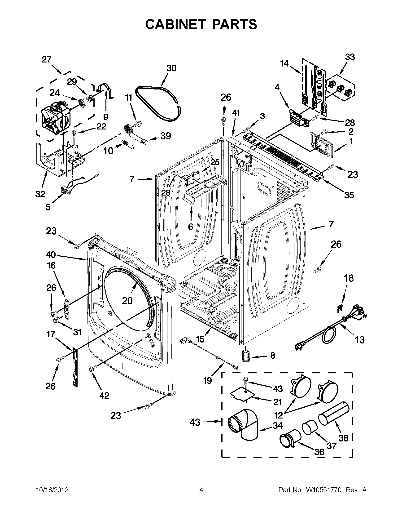 02 - CABINET PARTS