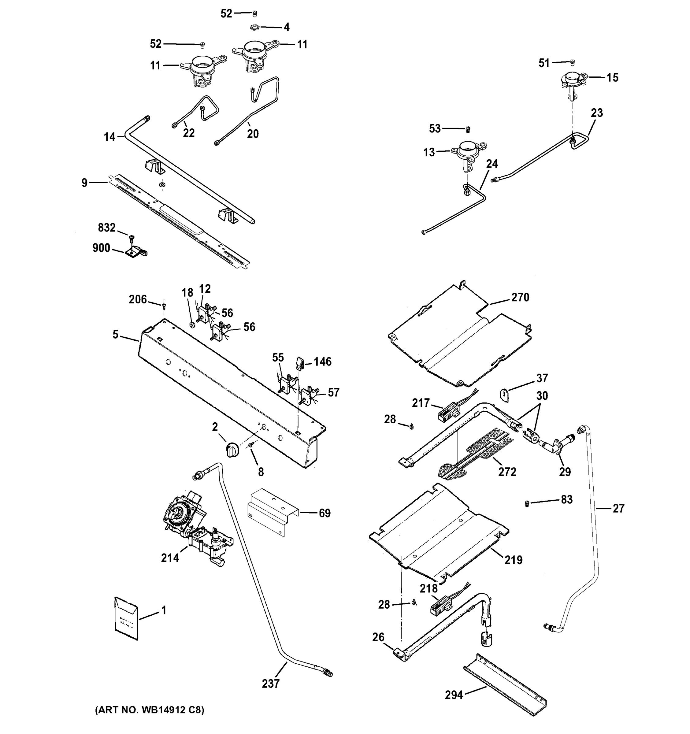 GAS & BURNER PARTS