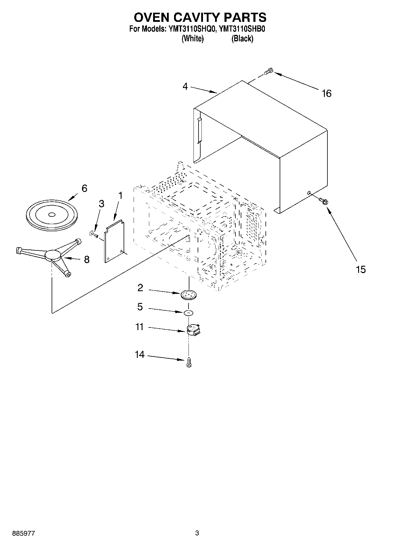 03 - OVEN CAVITY PARTS