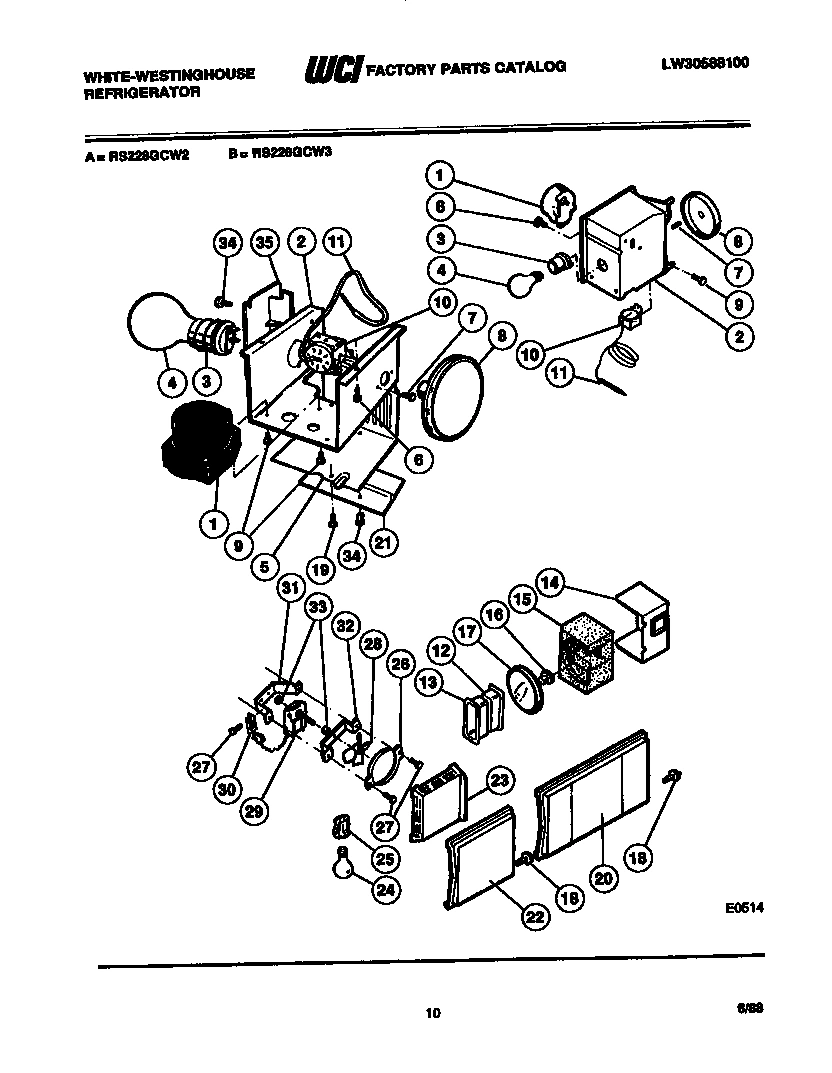 06 - REFRIGERATOR CONTROL ASSEMBLY, DAMP
