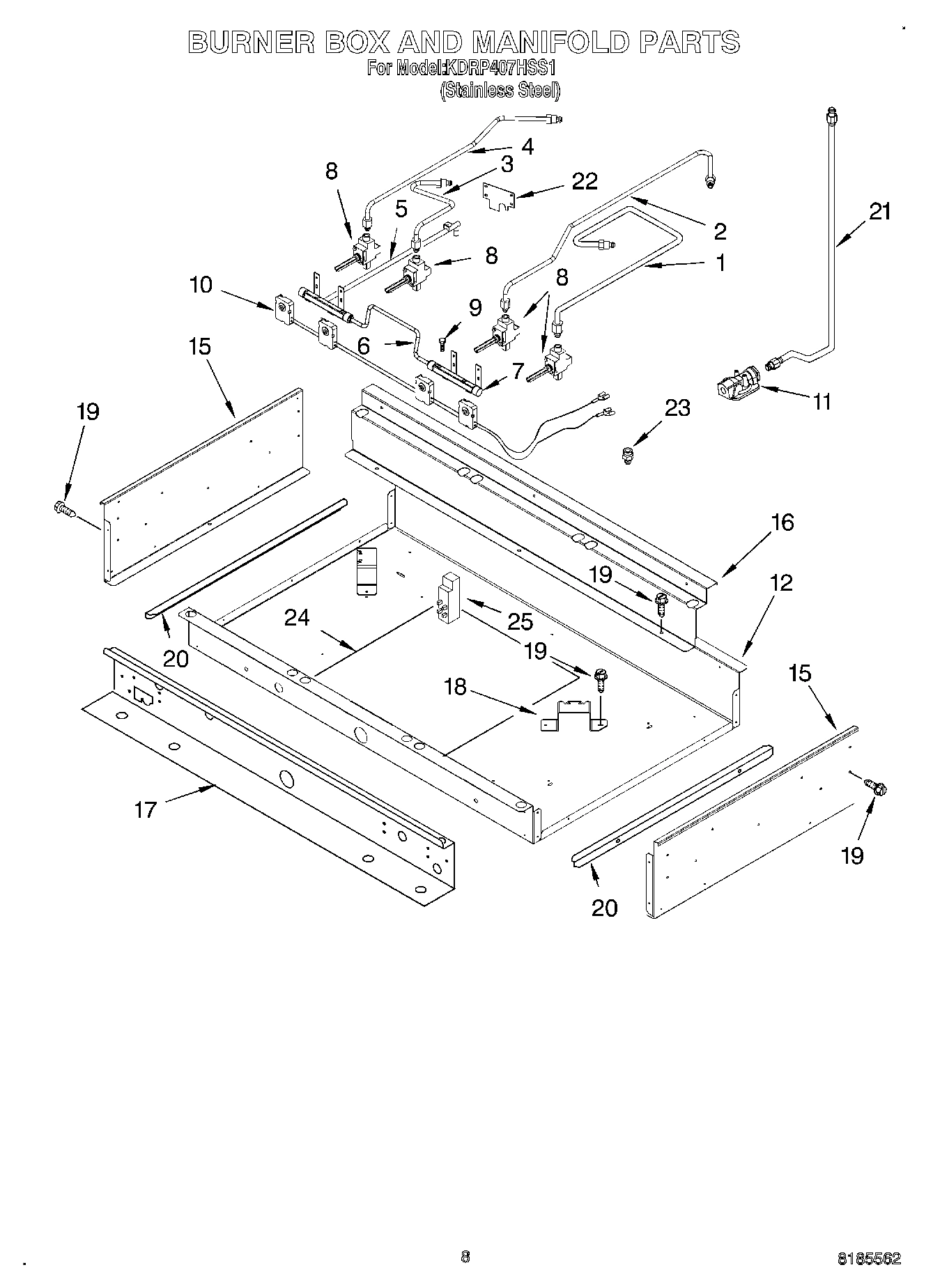 07 - BURNER BOX AND MANIFOLD