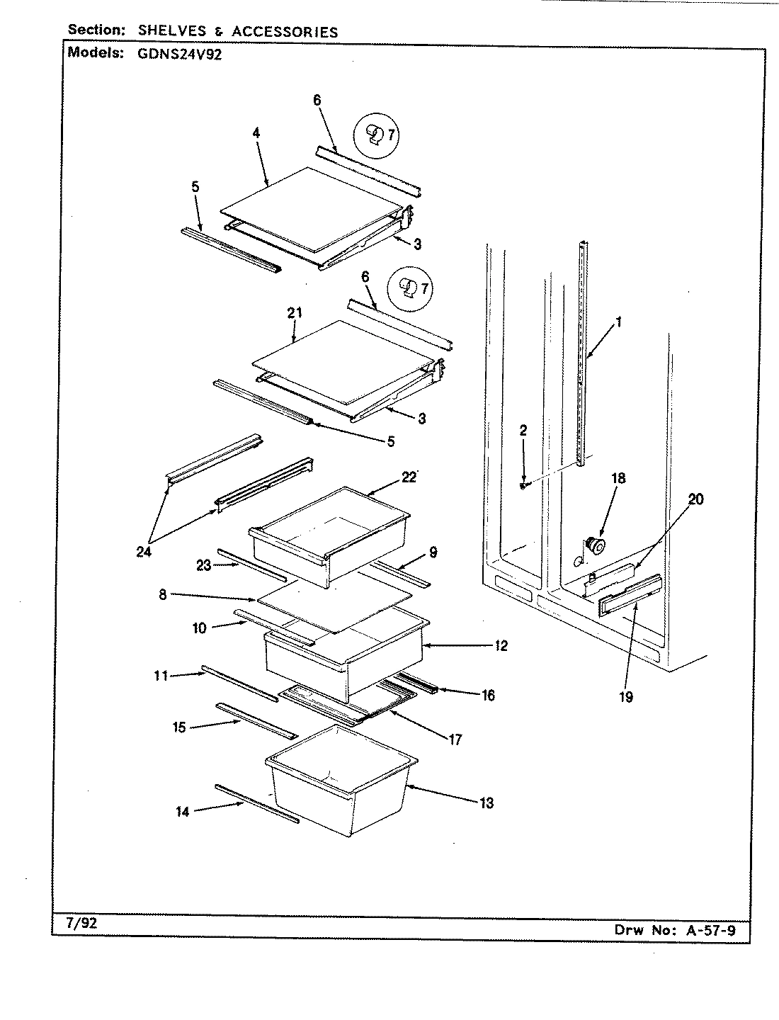 07 - SHELVES & ACCESSORIES