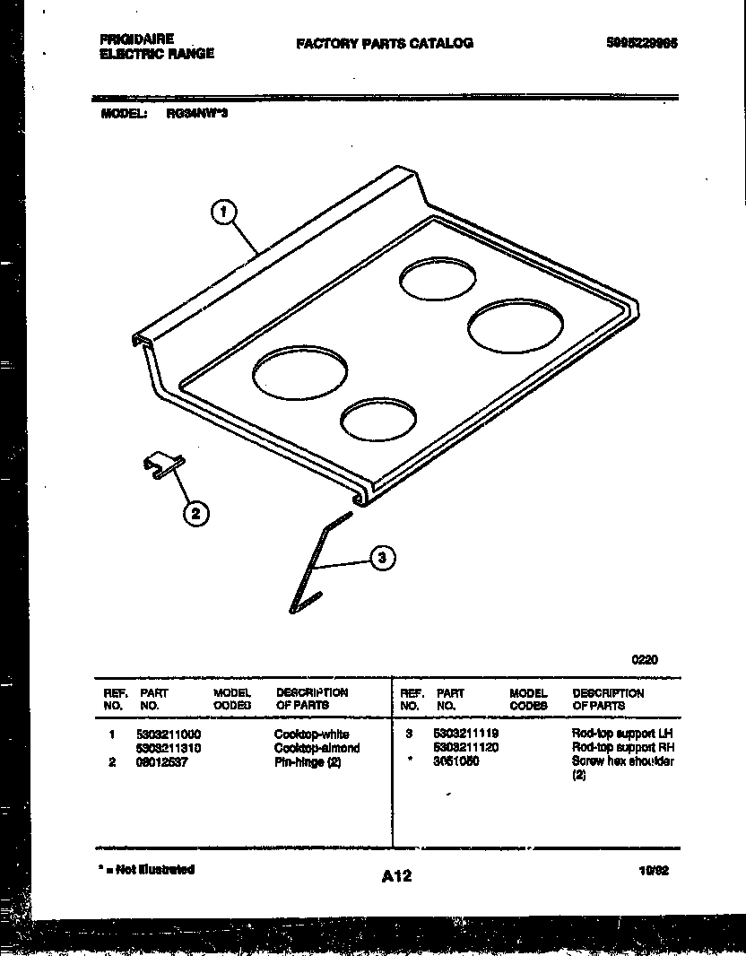 03 - COOKTOP PARTS