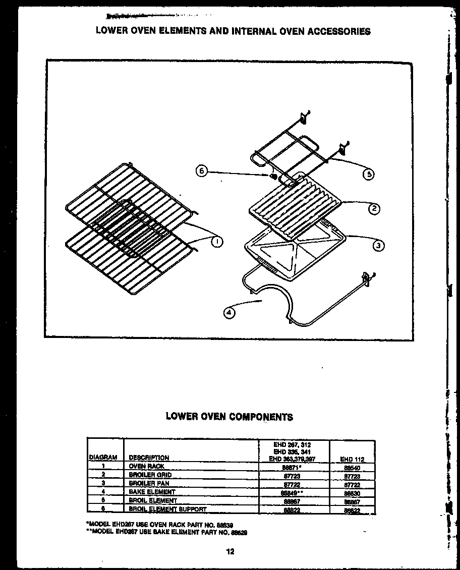 03 - LW OVEN ELEMENTS & INTERNAL OVEN ACS