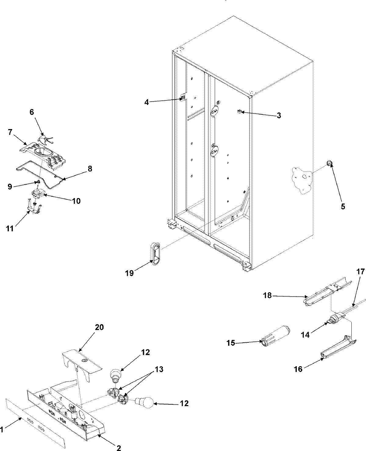 05 - EVAP FAN ASSY AND LIGHTS SERIES 50+