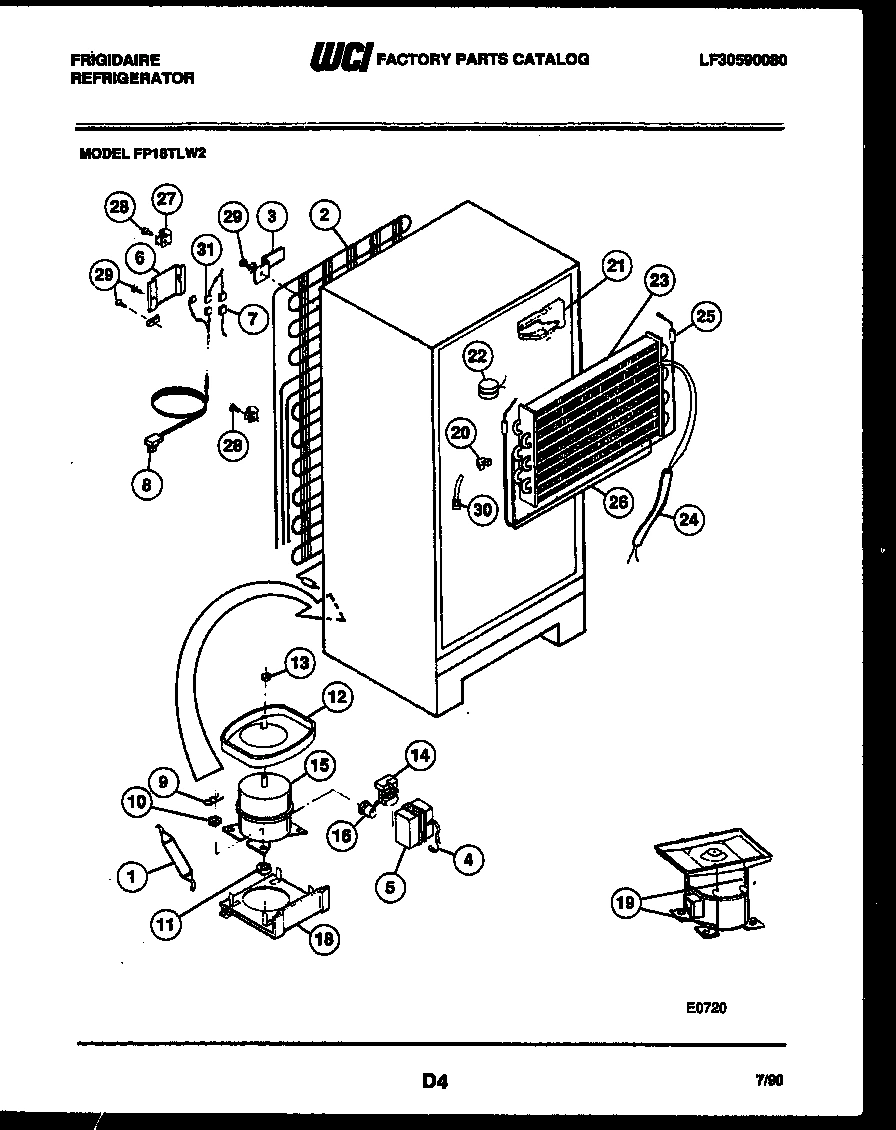 04 - SYSTEM AND AUTOMATIC DEFROST PARTS