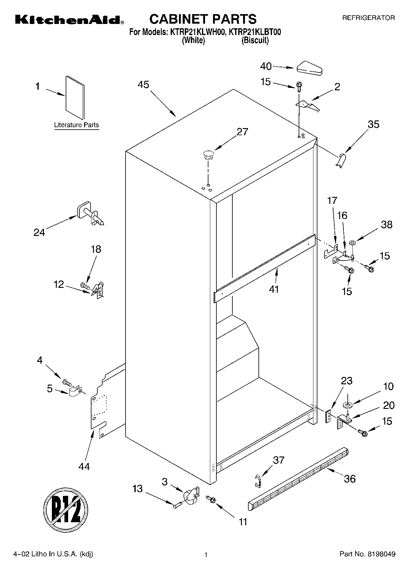 01 - CABINET, LITERATURE