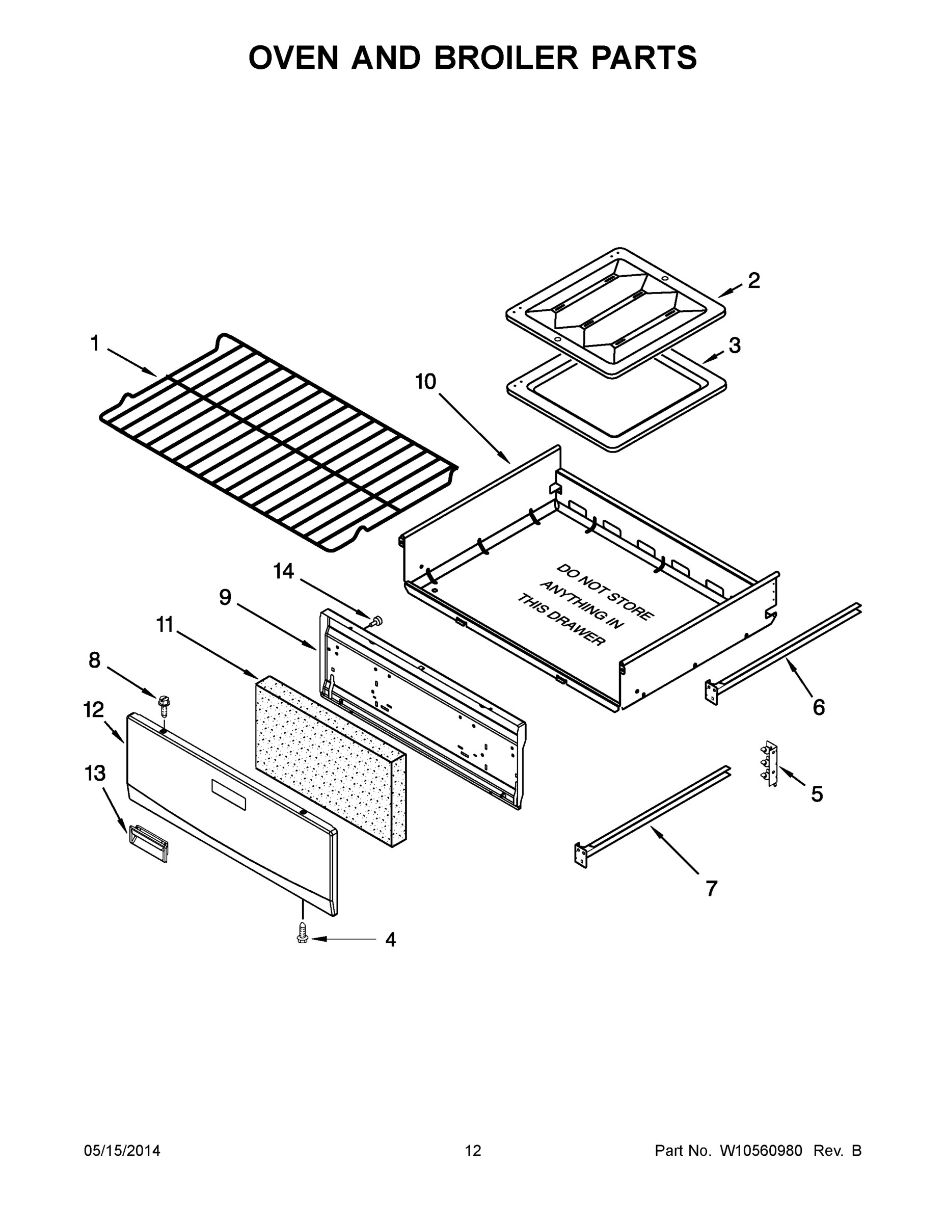 07 - OVEN AND BROILER PARTS