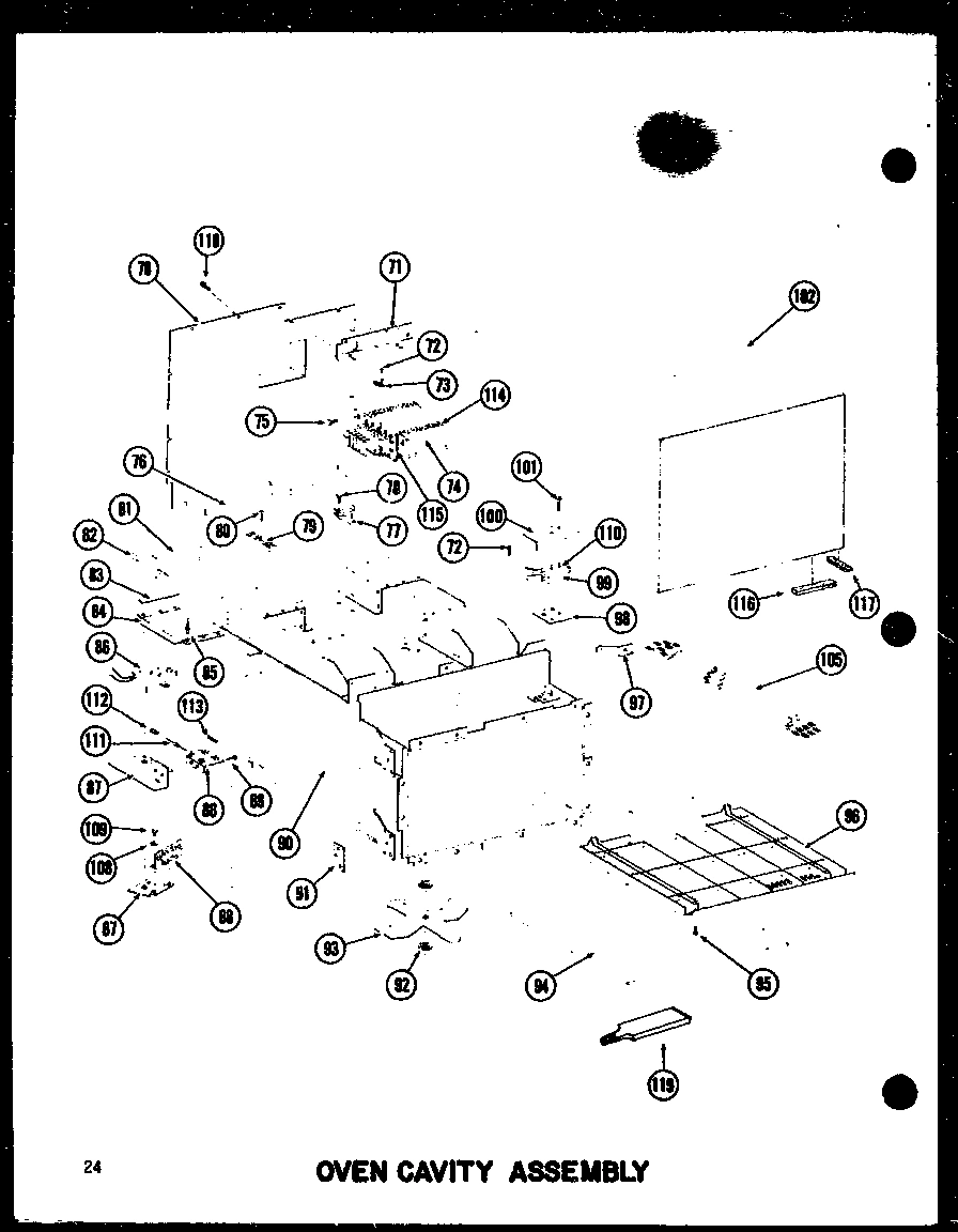06 - OVEN CAVITY ASSY