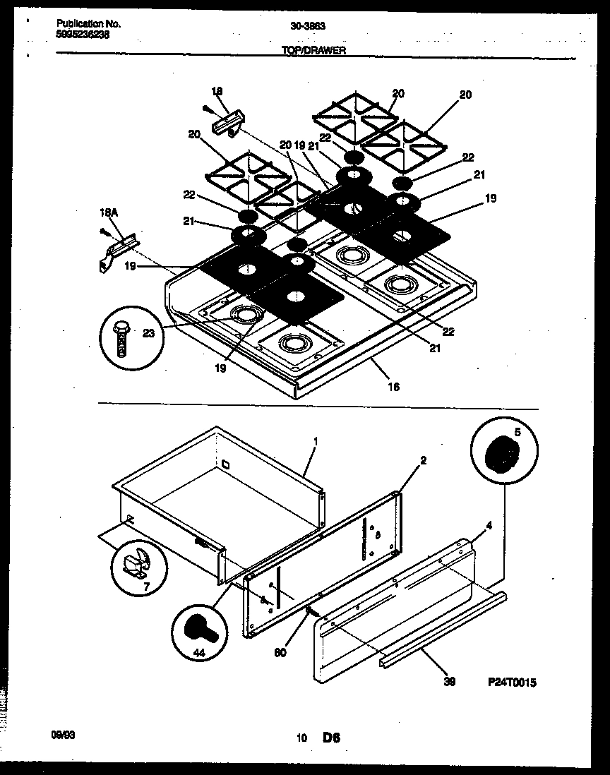 06 - COOKTOP AND DRAWER PARTS