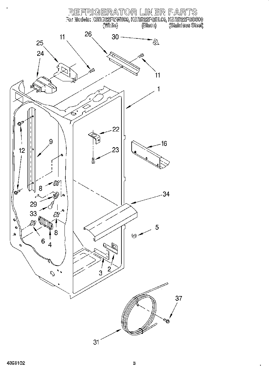 02 - REFRIGERATOR LINER