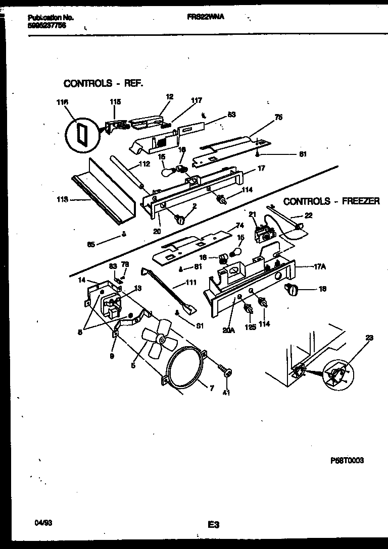 06 - REFRIGERATOR CONTROL ASSEMBLY, DAMP