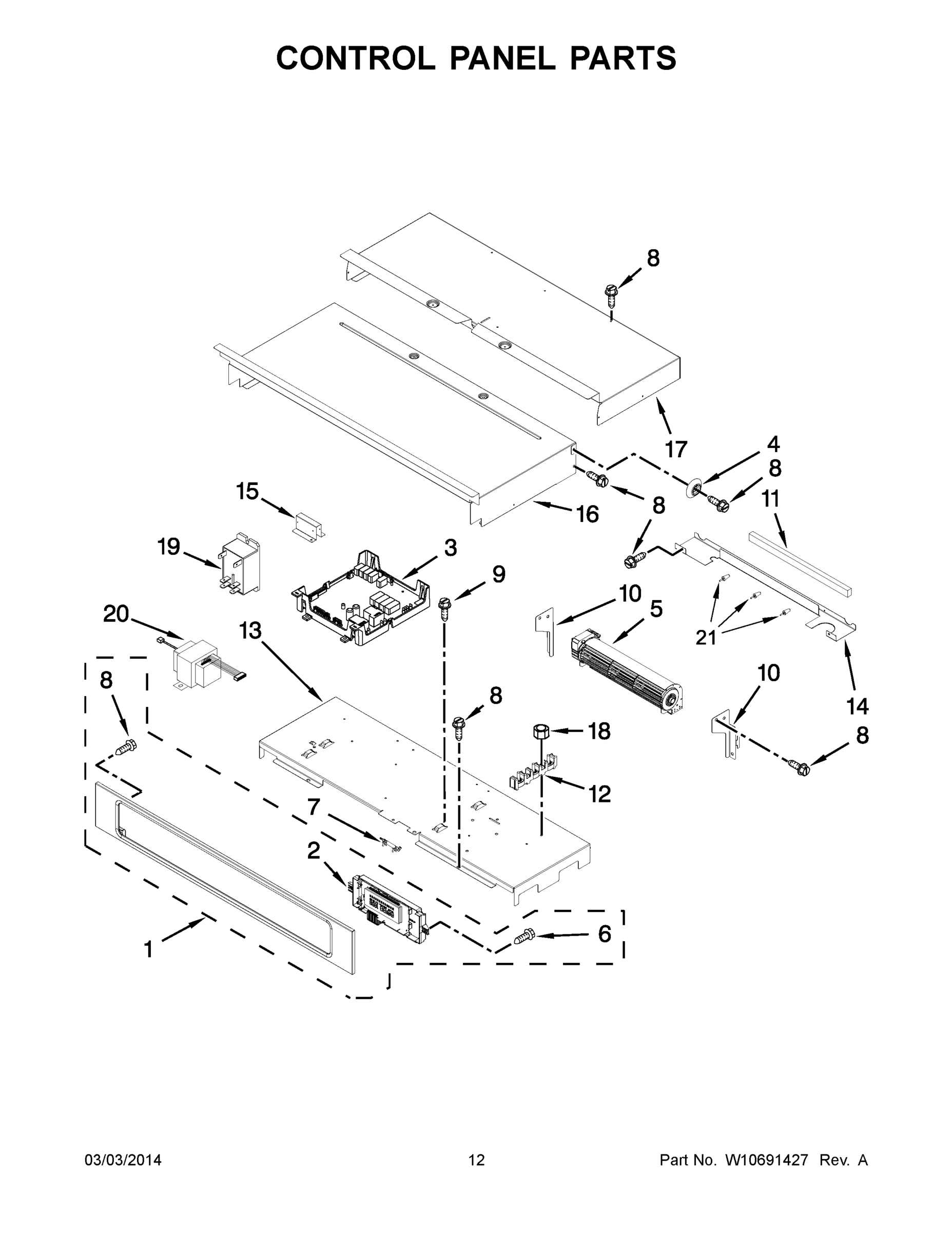 07 - CONTROL PANEL PARTS