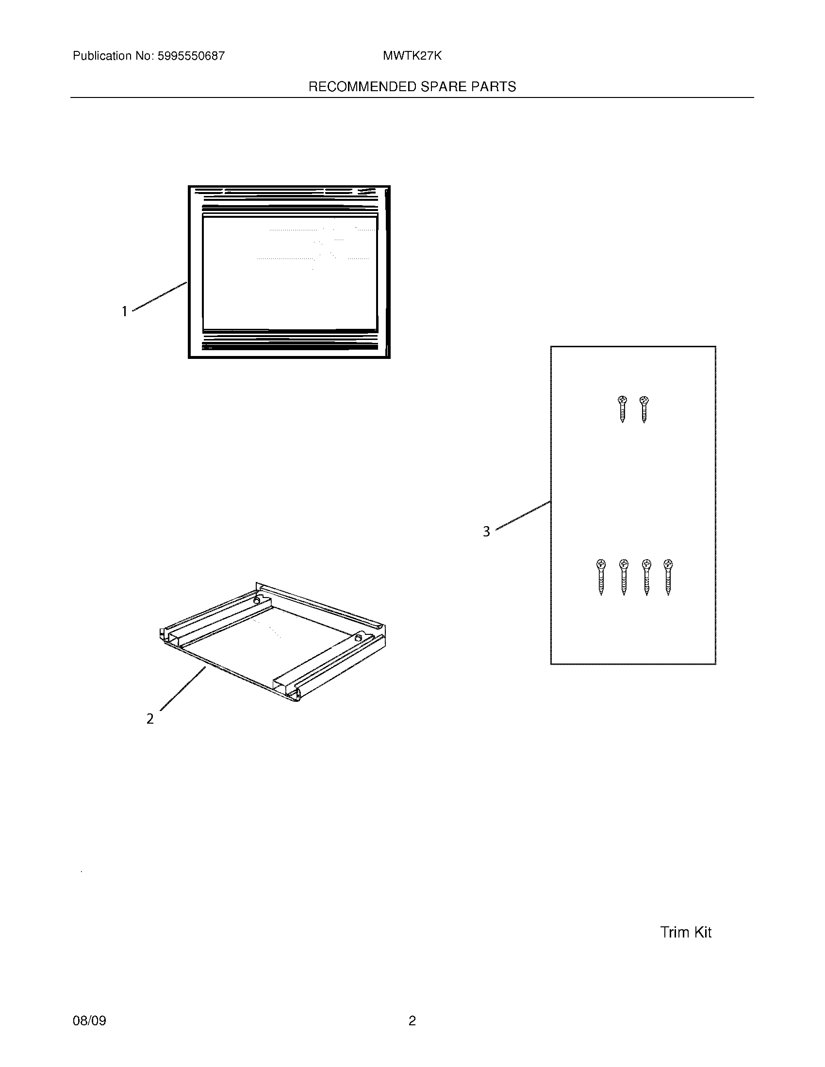 03 - RECOMMENDED SPARE PARTS
